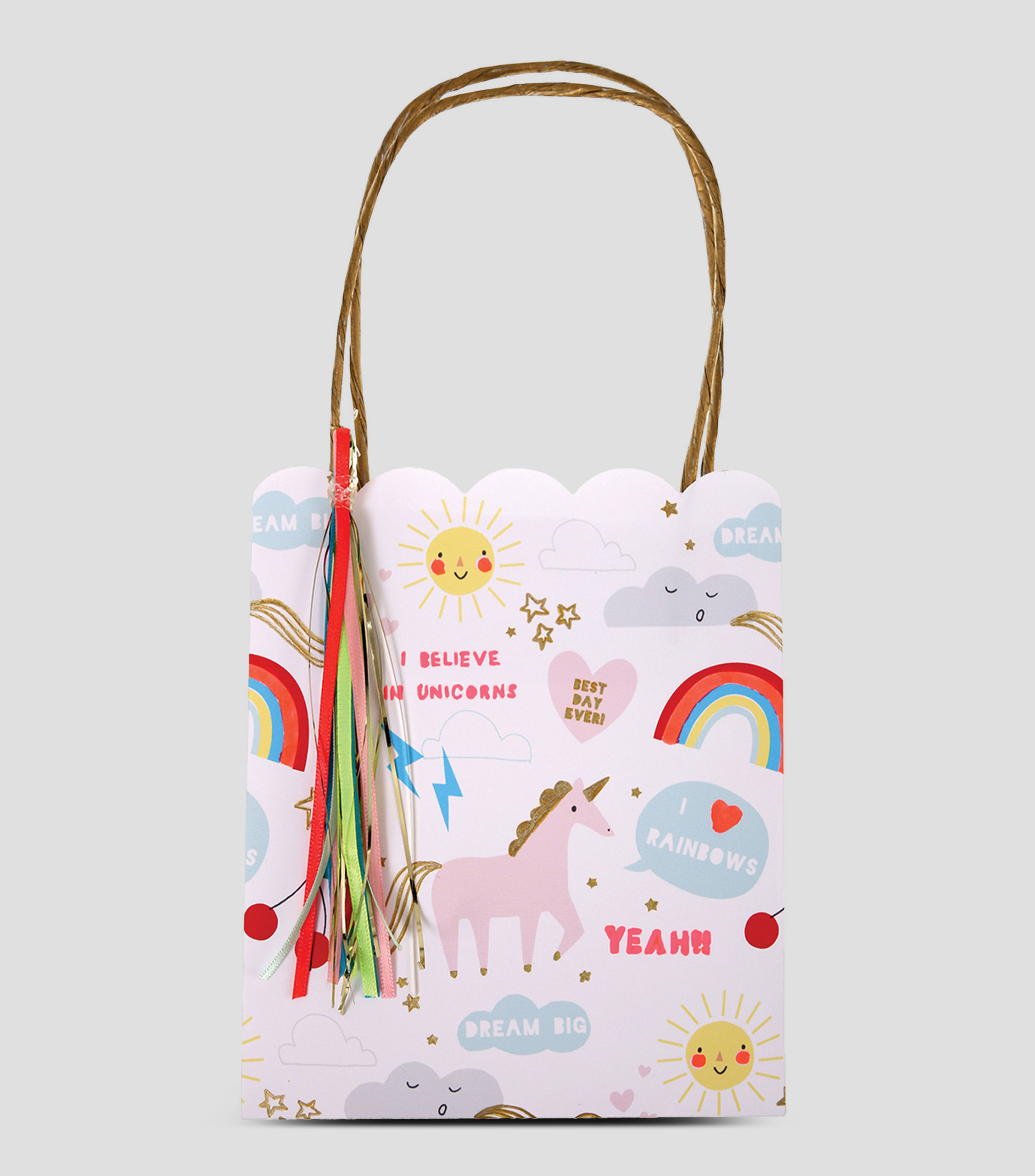 Bolsas para cumpleaños I Believe in Unicorns