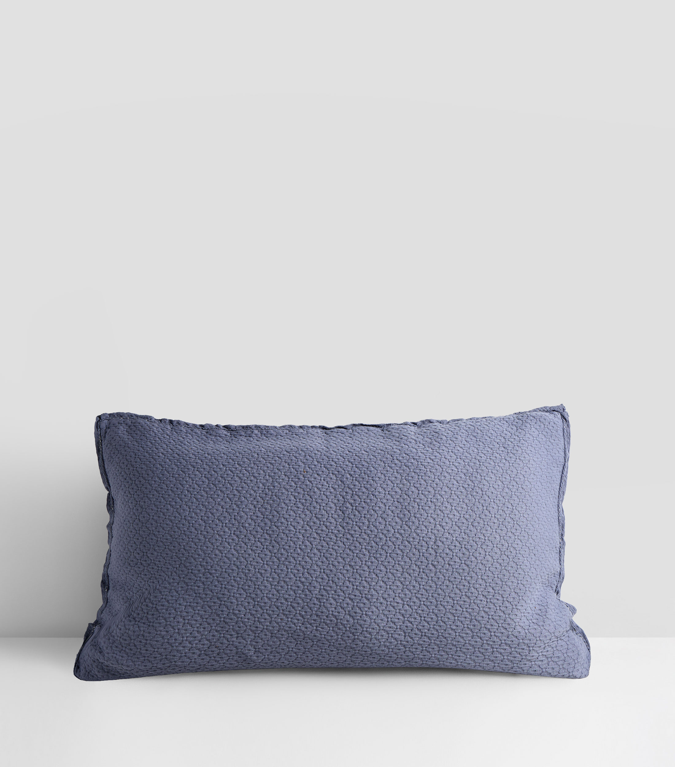 Funda para almohada King Size en algodón azul