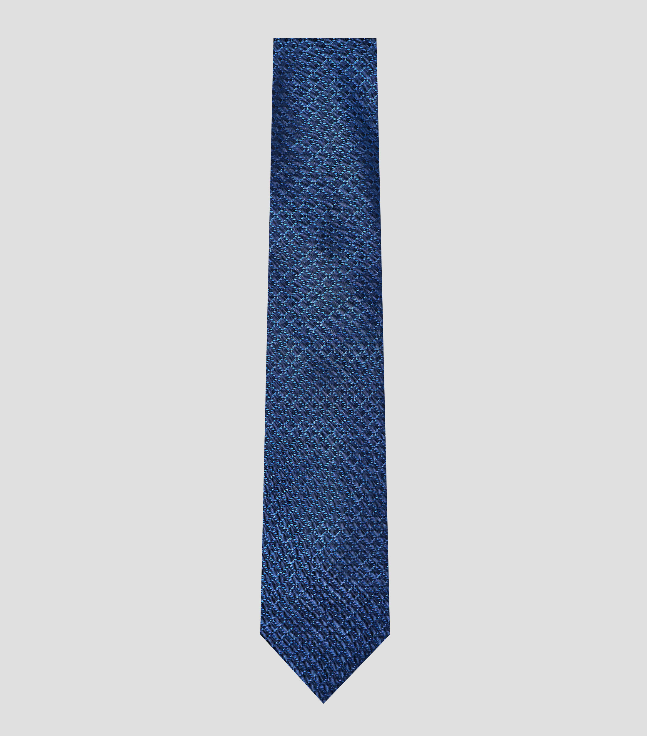 Corbata ancha azul fantasía