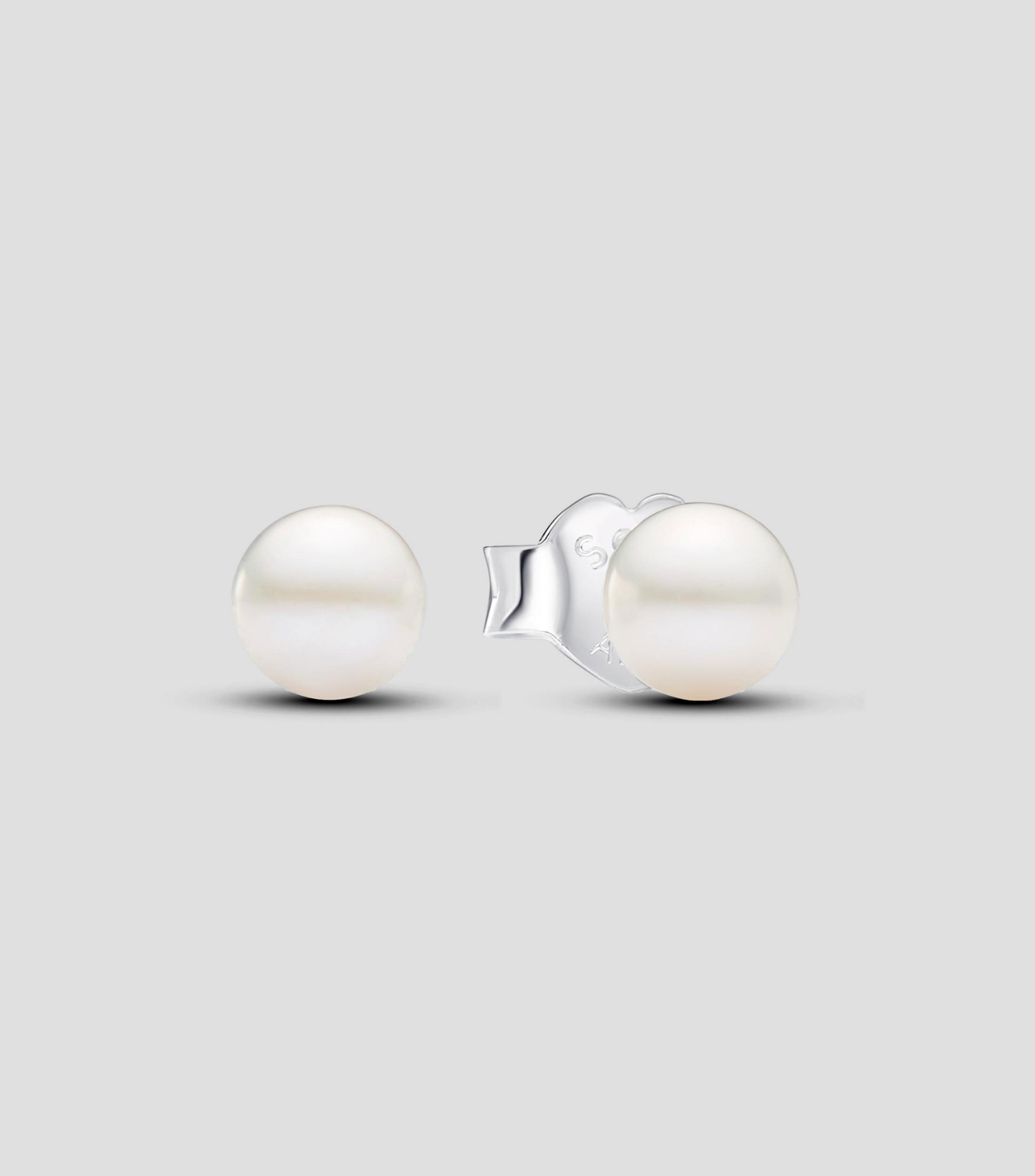 Aretes Plata .925 con Perlas Mujer