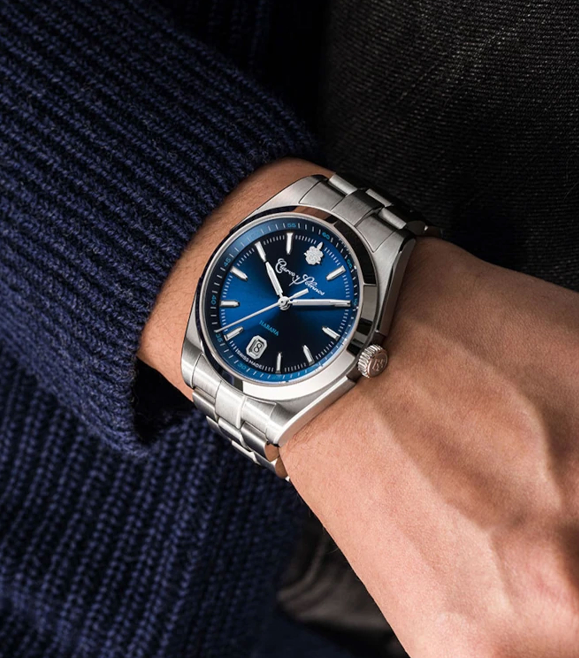 Reloj para Hombre Robusto 1935 de vestir plateado