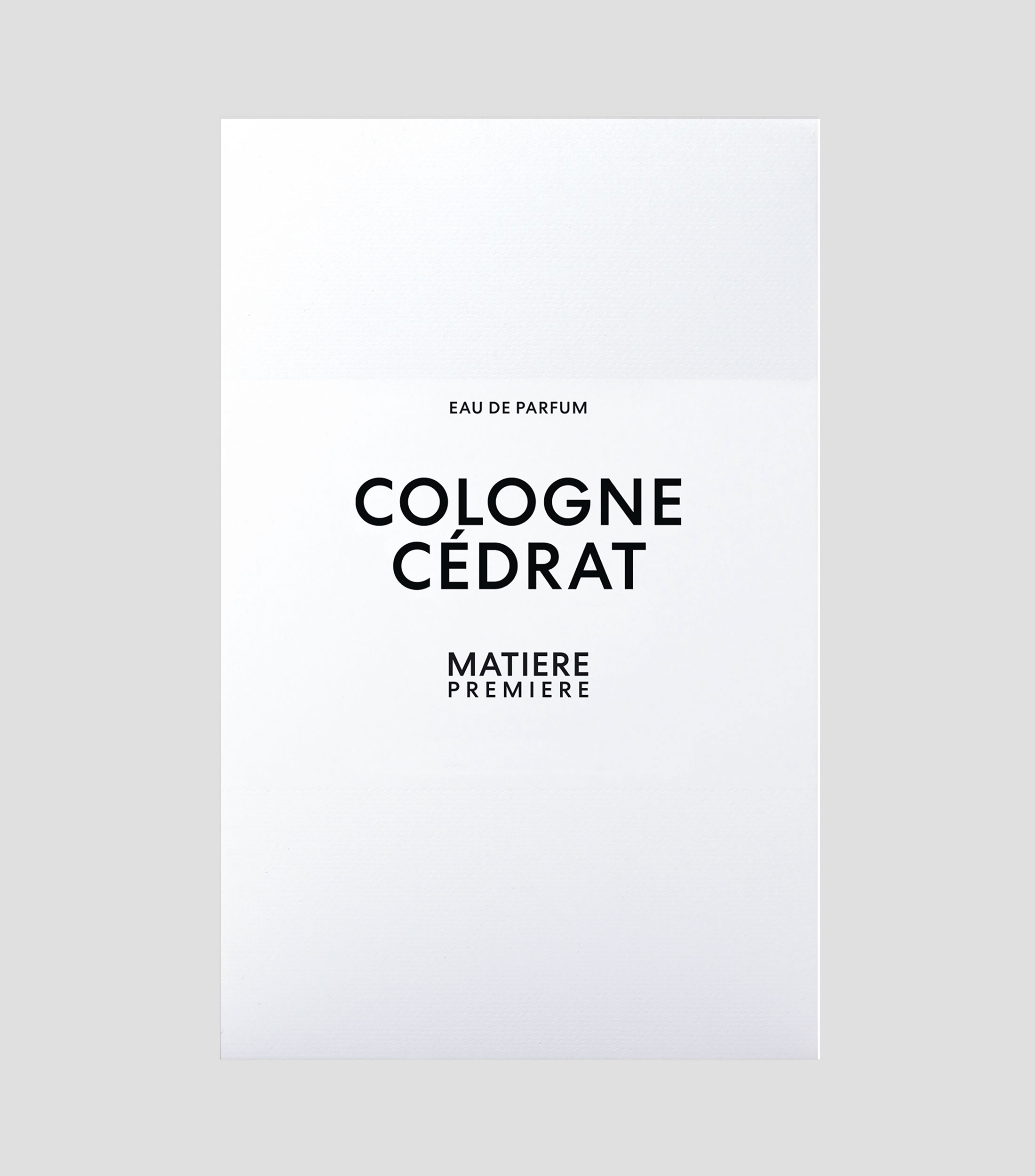 Perfume Cologne Cédrat, Eau de Parfum 100 ml Unisex