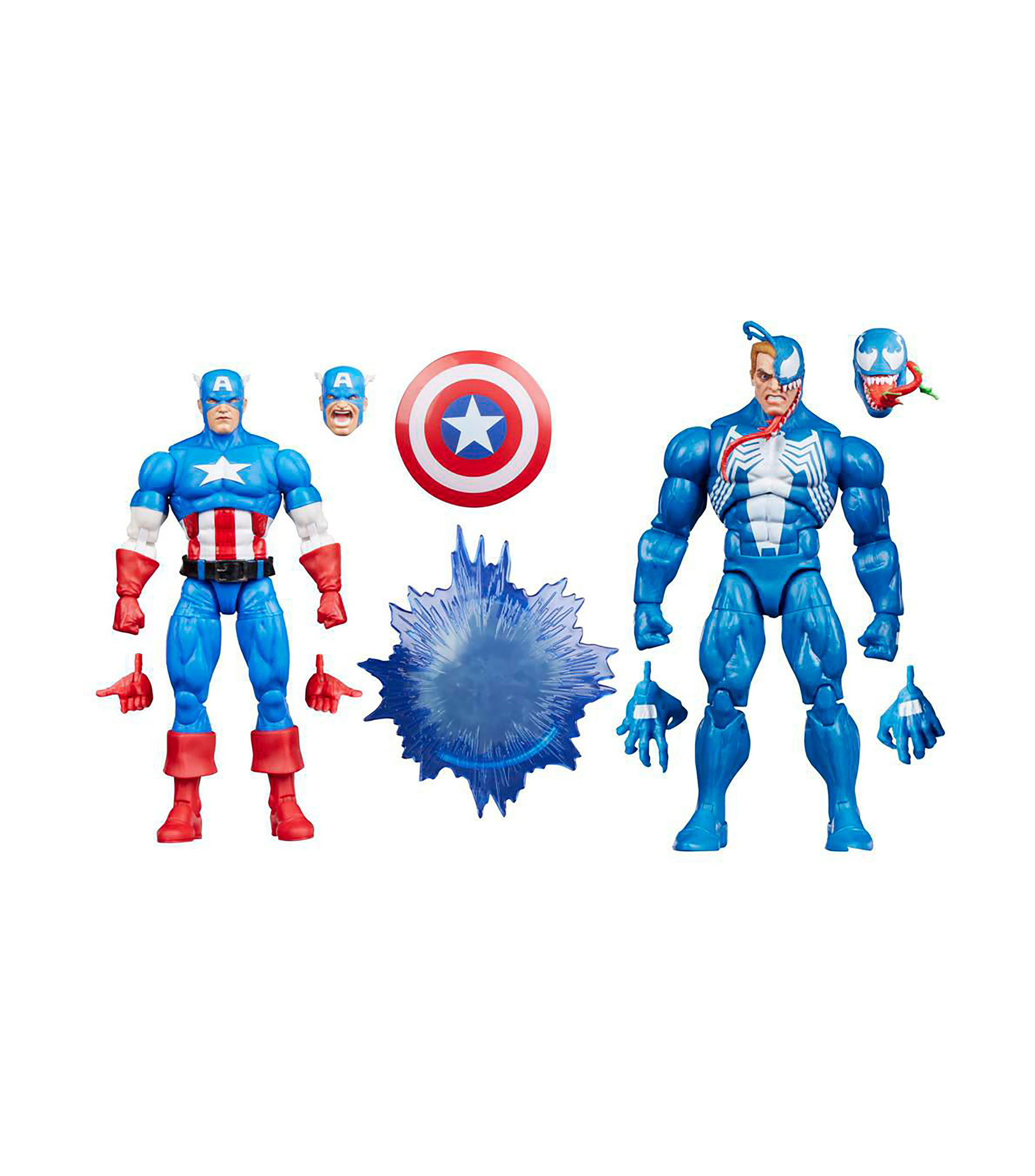 Figuras de Acción Capitán América vs. Venom Legends Series Gamerverse