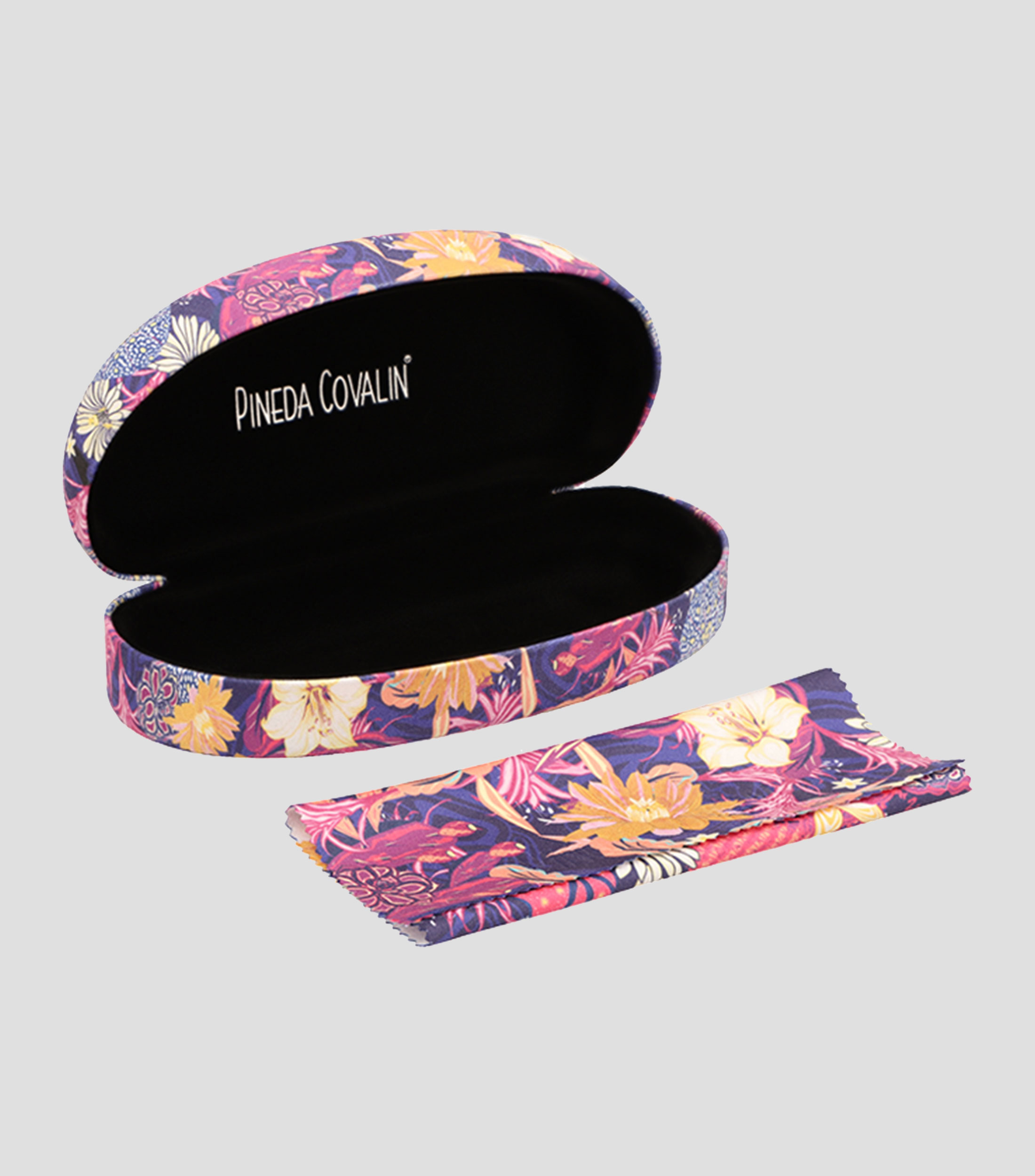 Estuche para Lentes de sol Cactáceas Jardín Botánico Lila Mujer