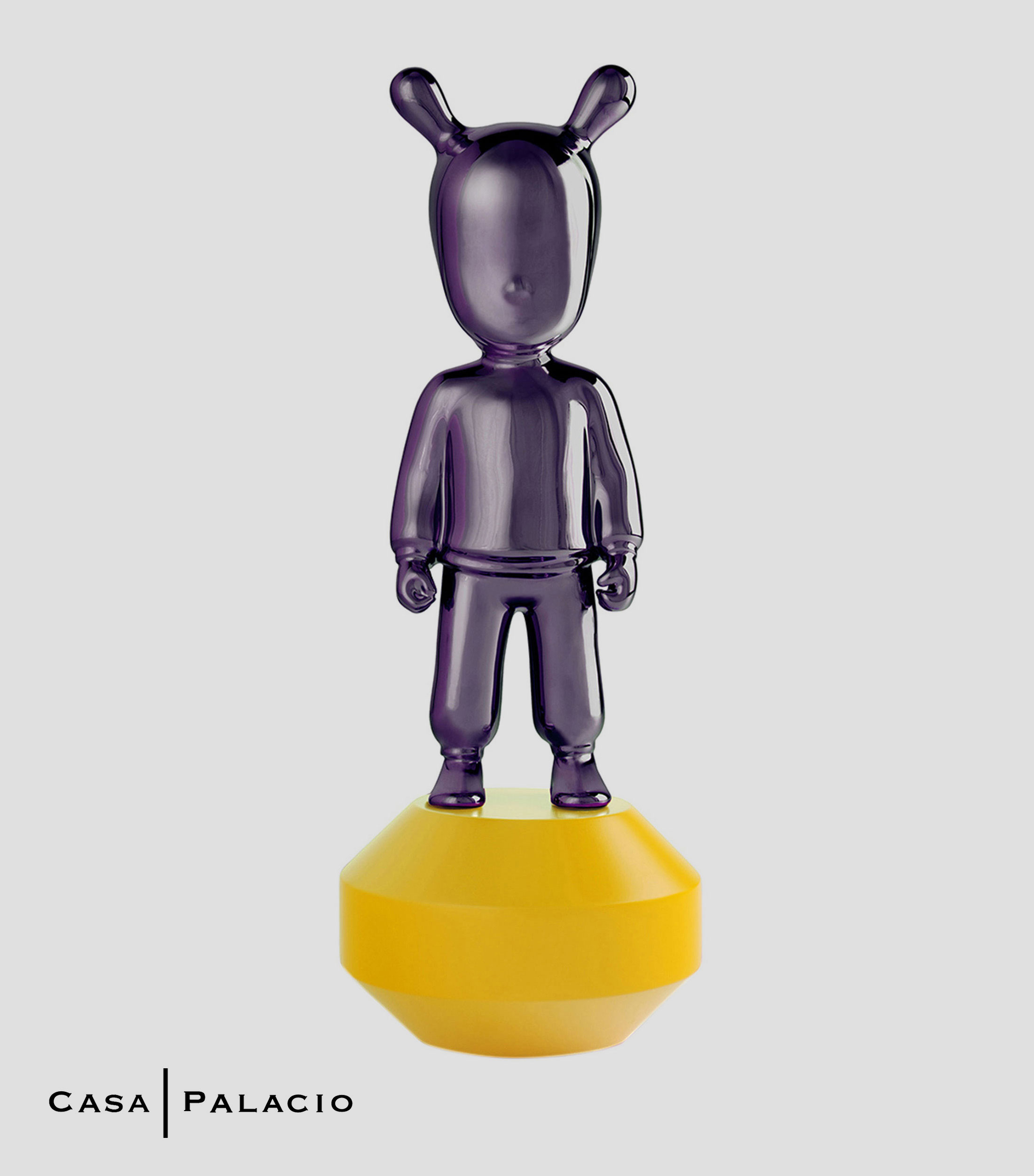 Escultura The Golden Guest Little en porcelana
