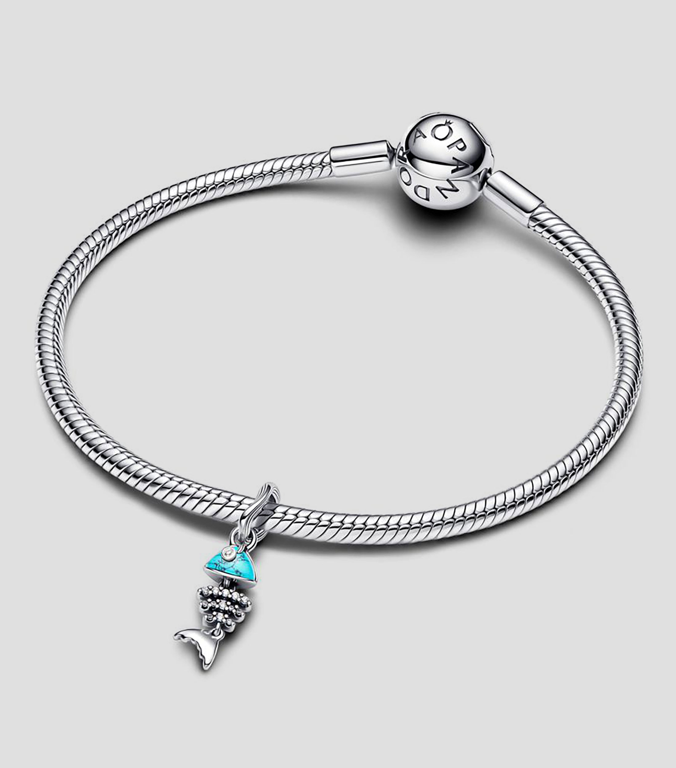 Charm en plata .925 Espina de Pescado Unisex