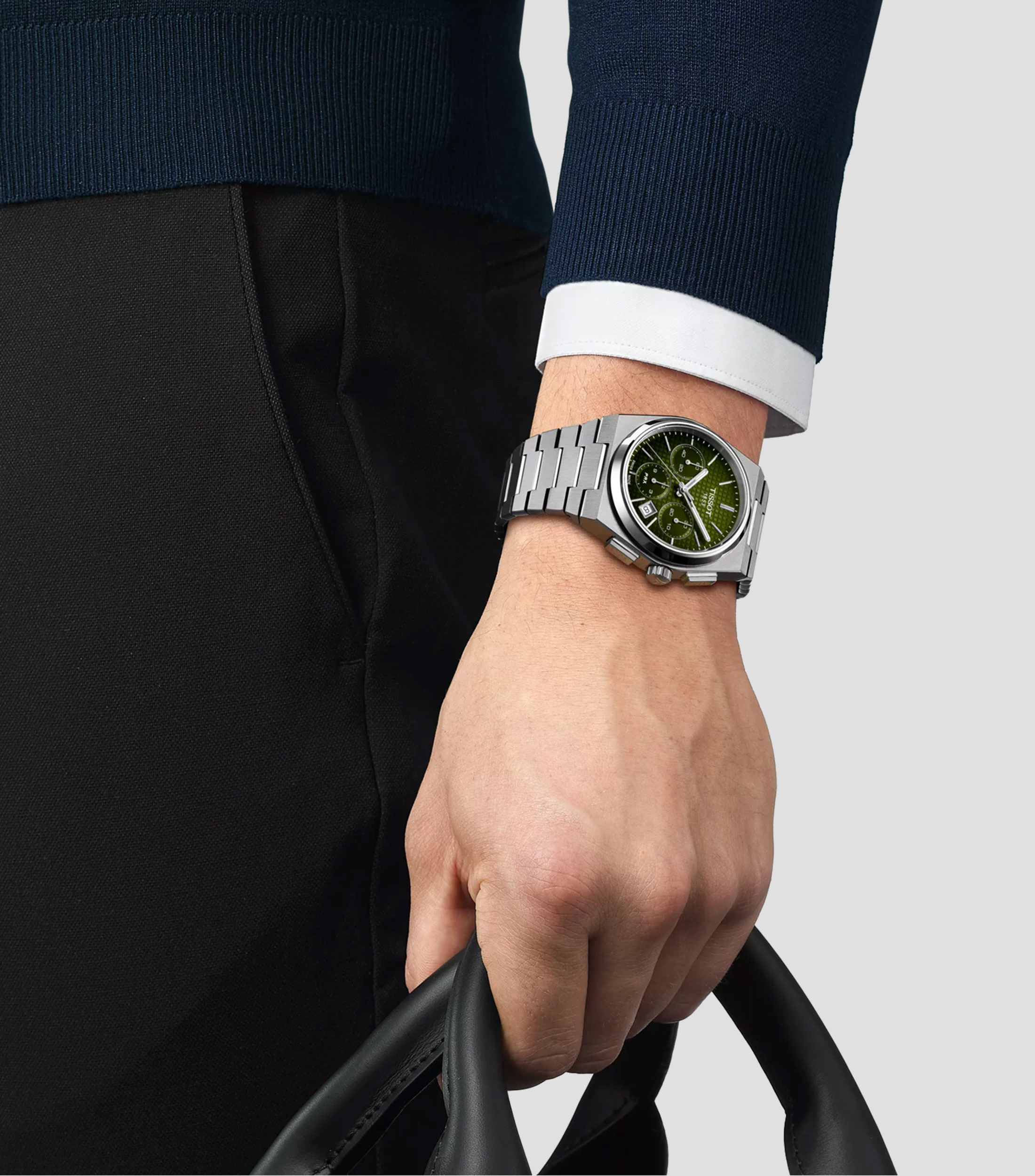 Reloj para Hombre PRX Automatic Chronograph Casual, Plateado
