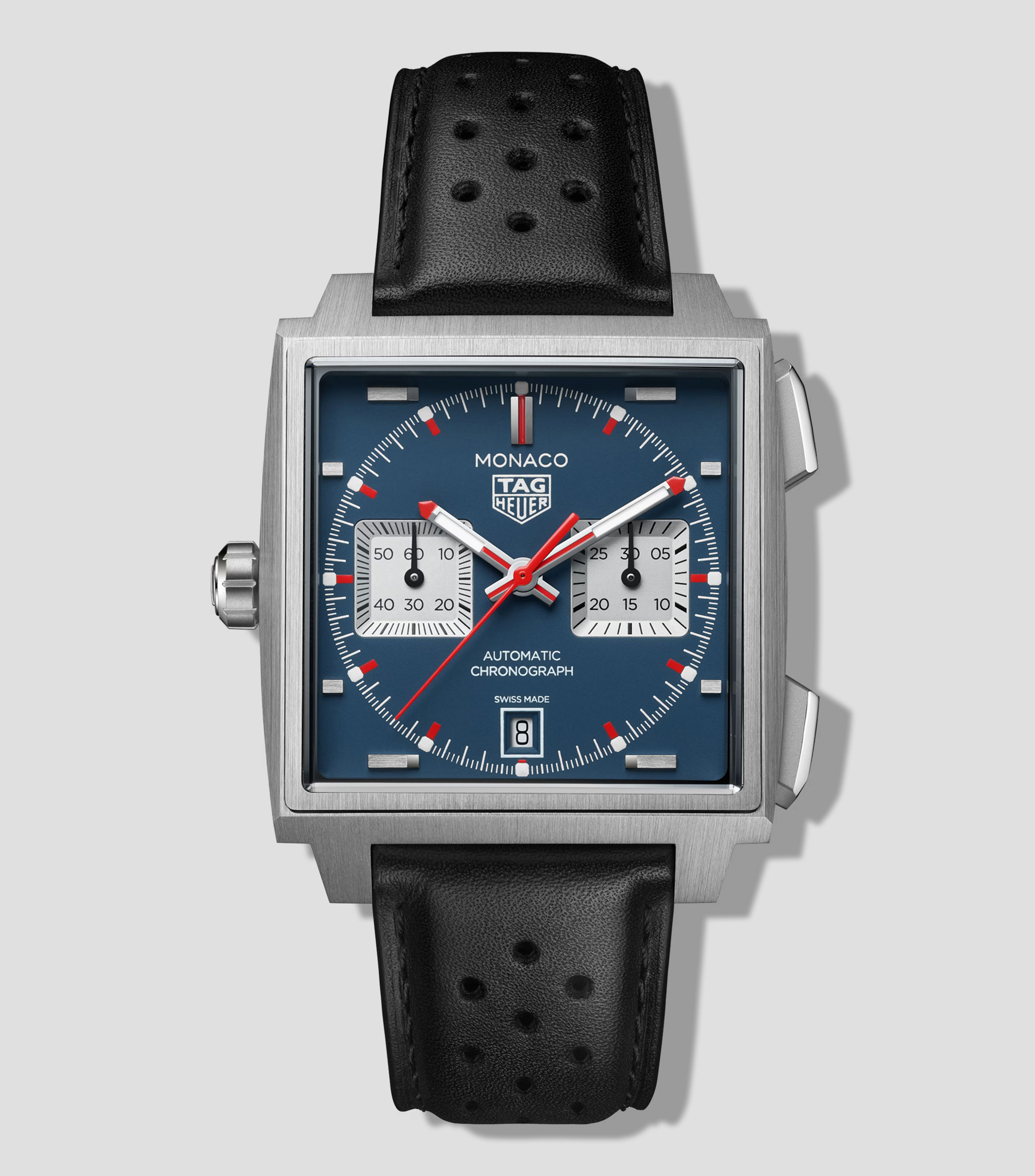 Reloj para Hombre Monaco Chronograph Casual Plateado