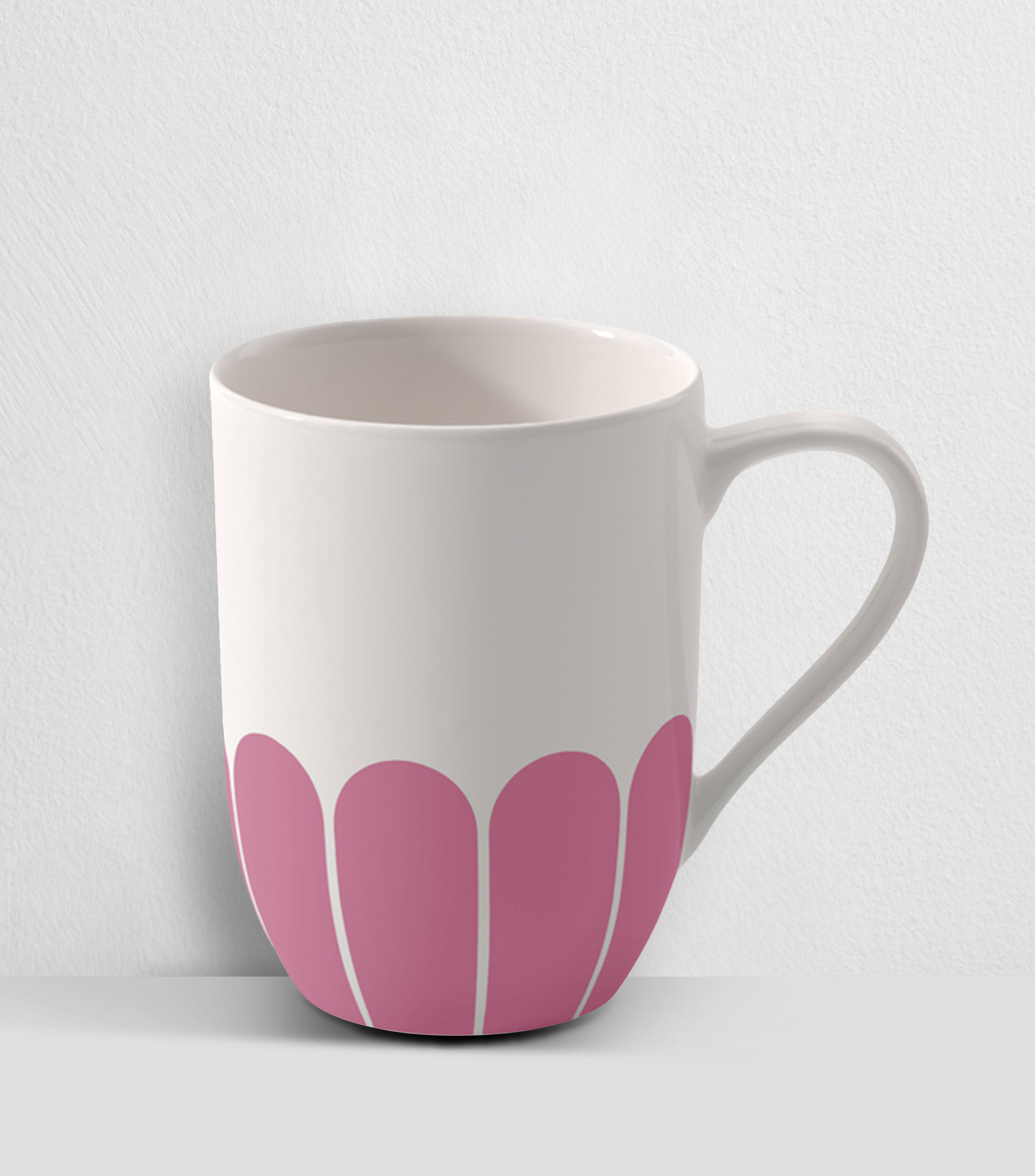Taza Mug con Asa Fleur Cassis