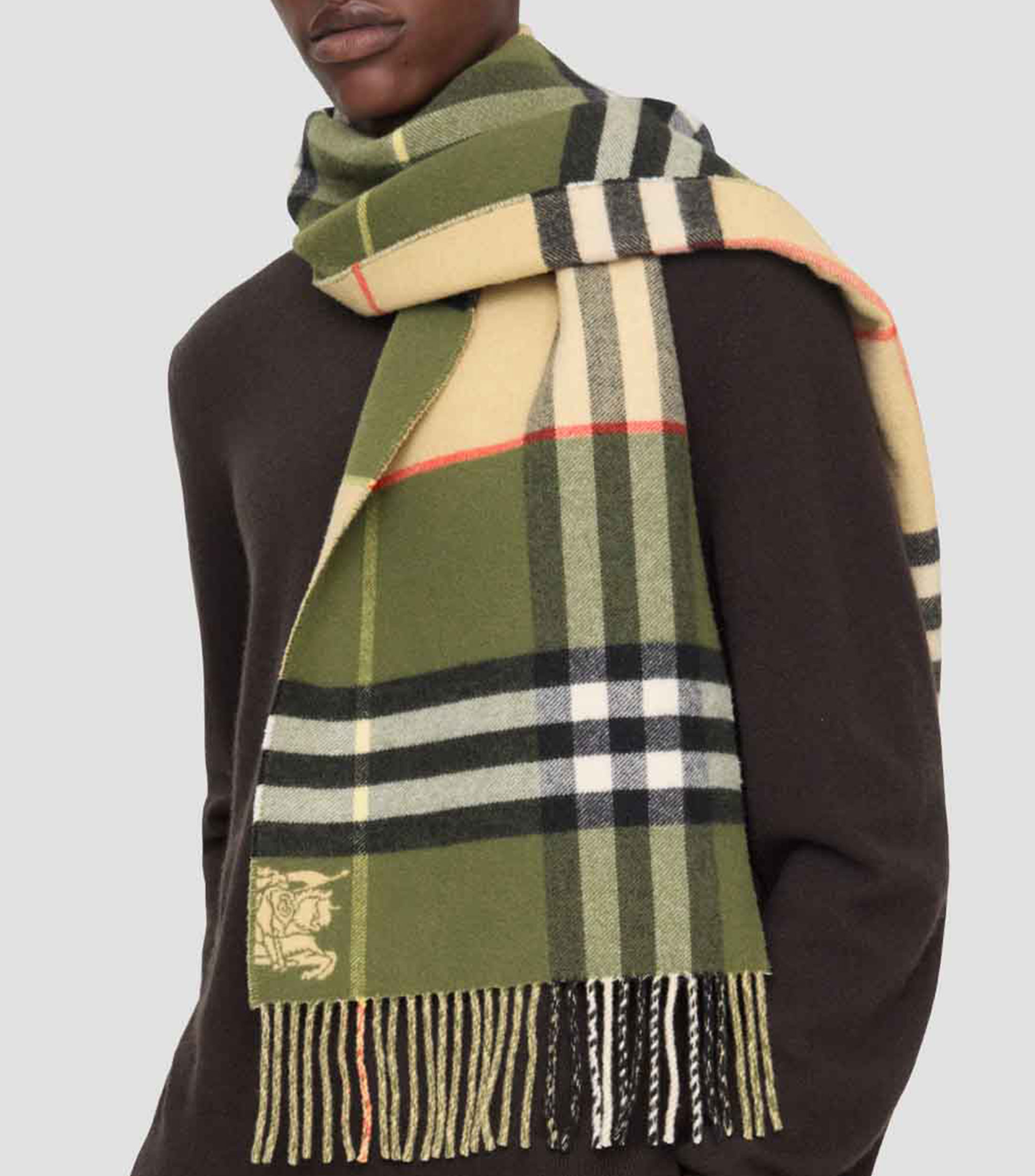 Bufanda multicolor a cuadros Unisex