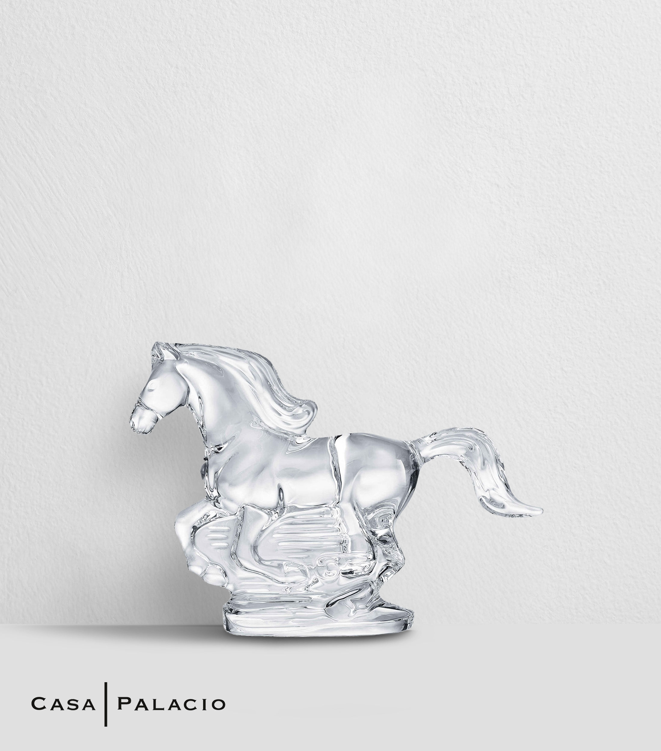Figura decorativa Caballo del Zodiaco 2026 en cristal