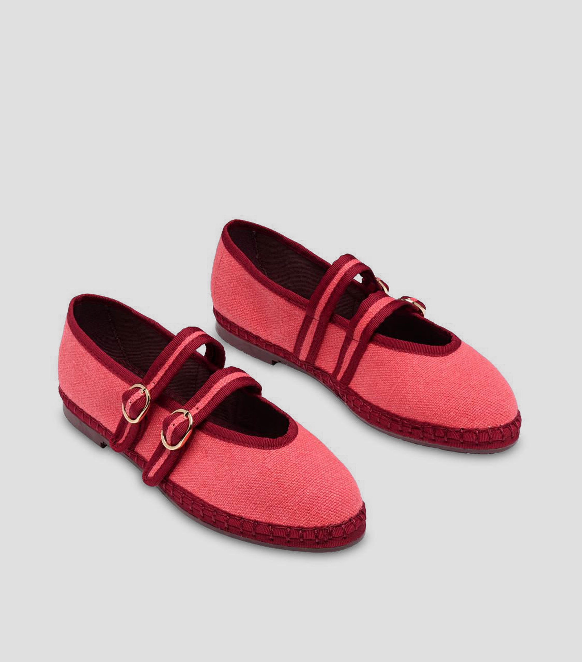 Flats Claire Cherry Mujer
