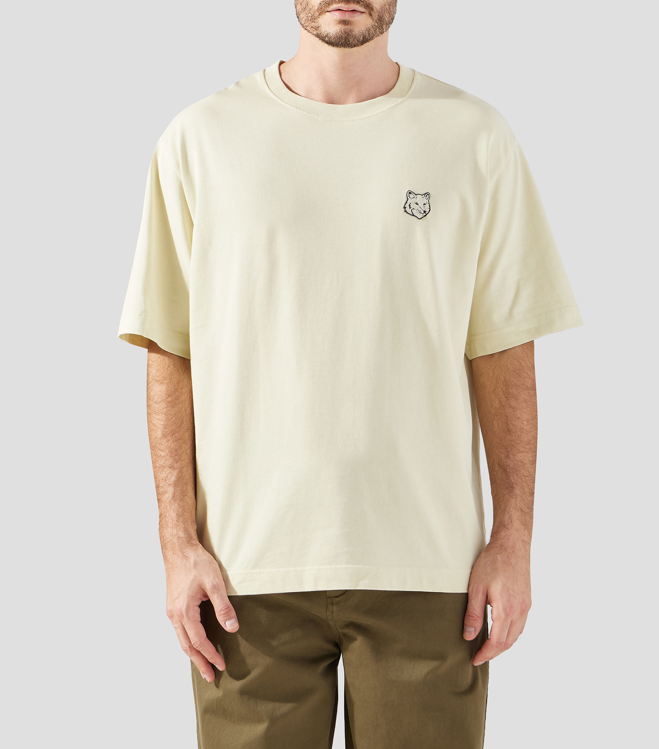 Playera cuello redondo manga corta lisa Hombre