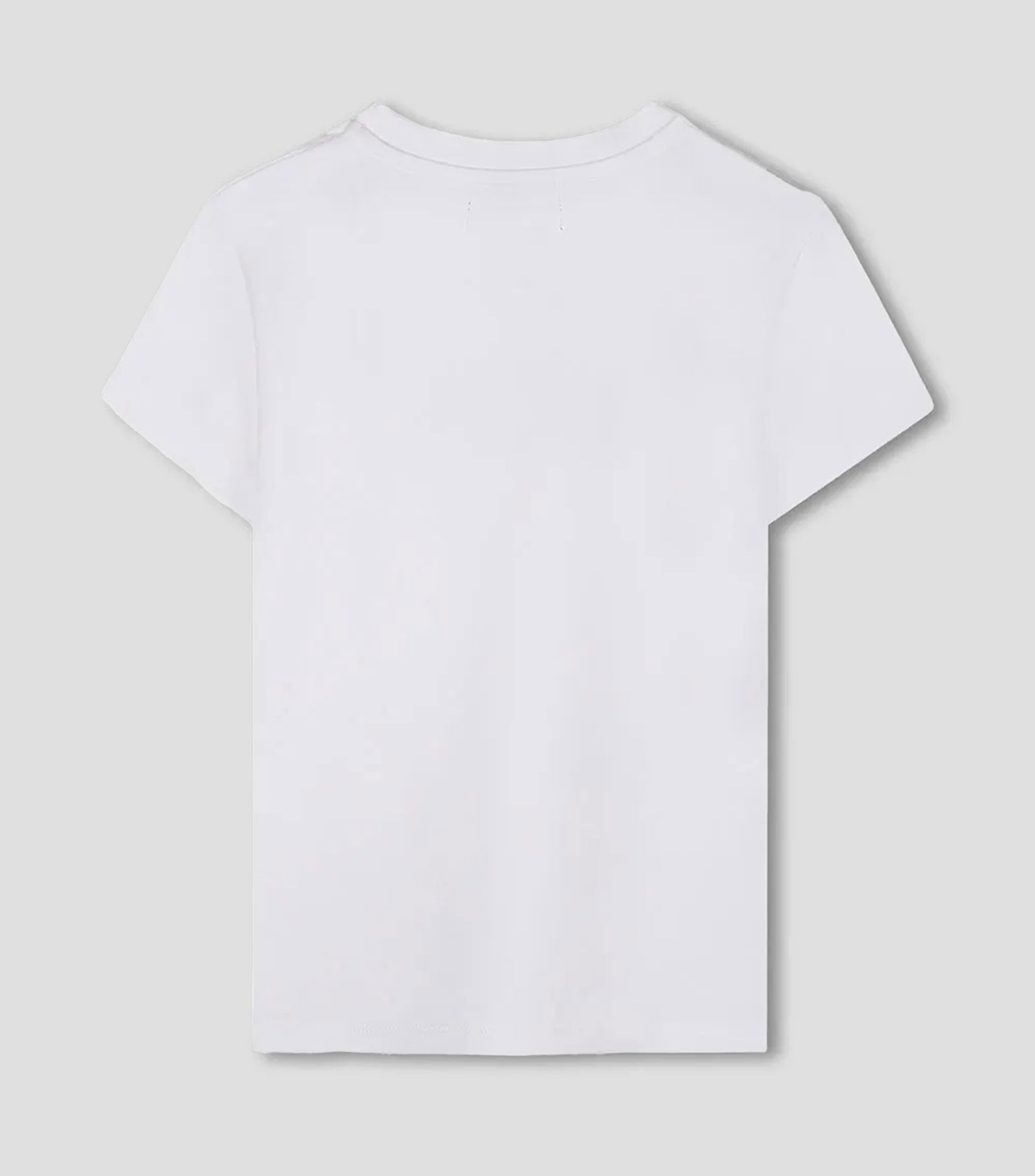 Playera cuello redondo manga corta lisa Niña