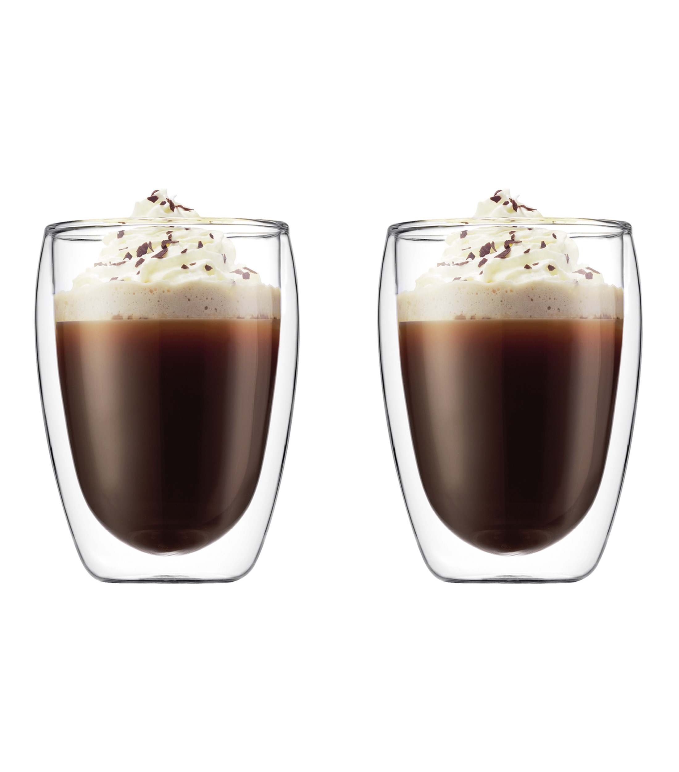Set 2 Vasos para Capuchino Pavina