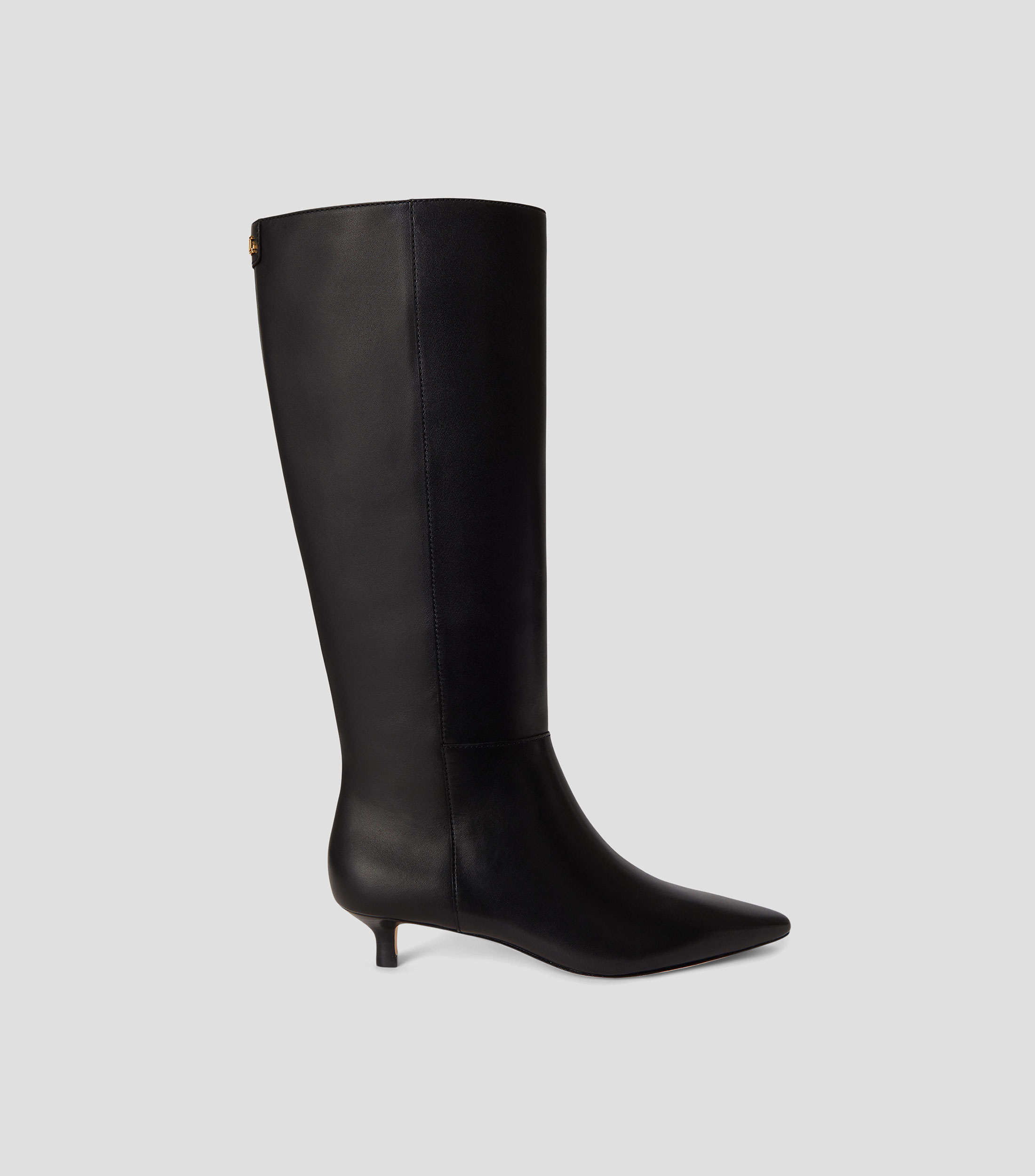 Botas altas con tacón bajo delgado Mujer