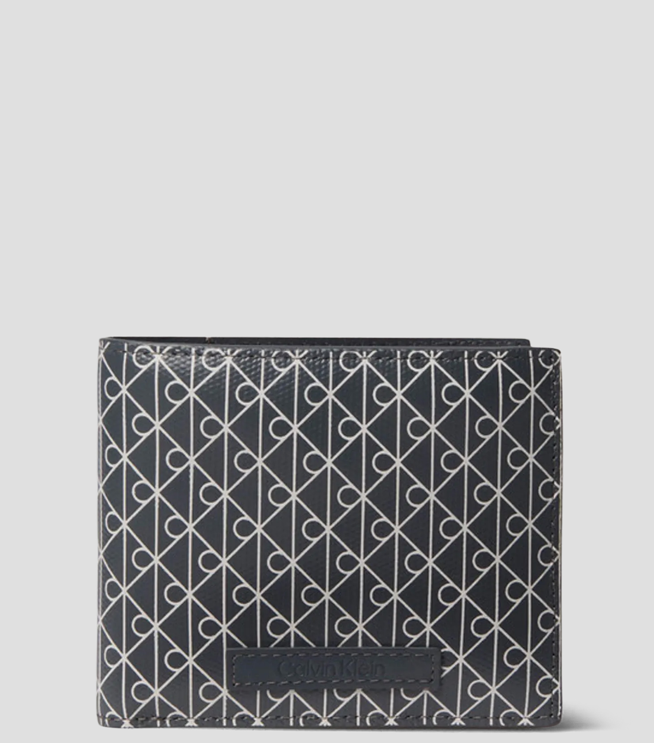 Cartera bifold con estampado monogram Hombre