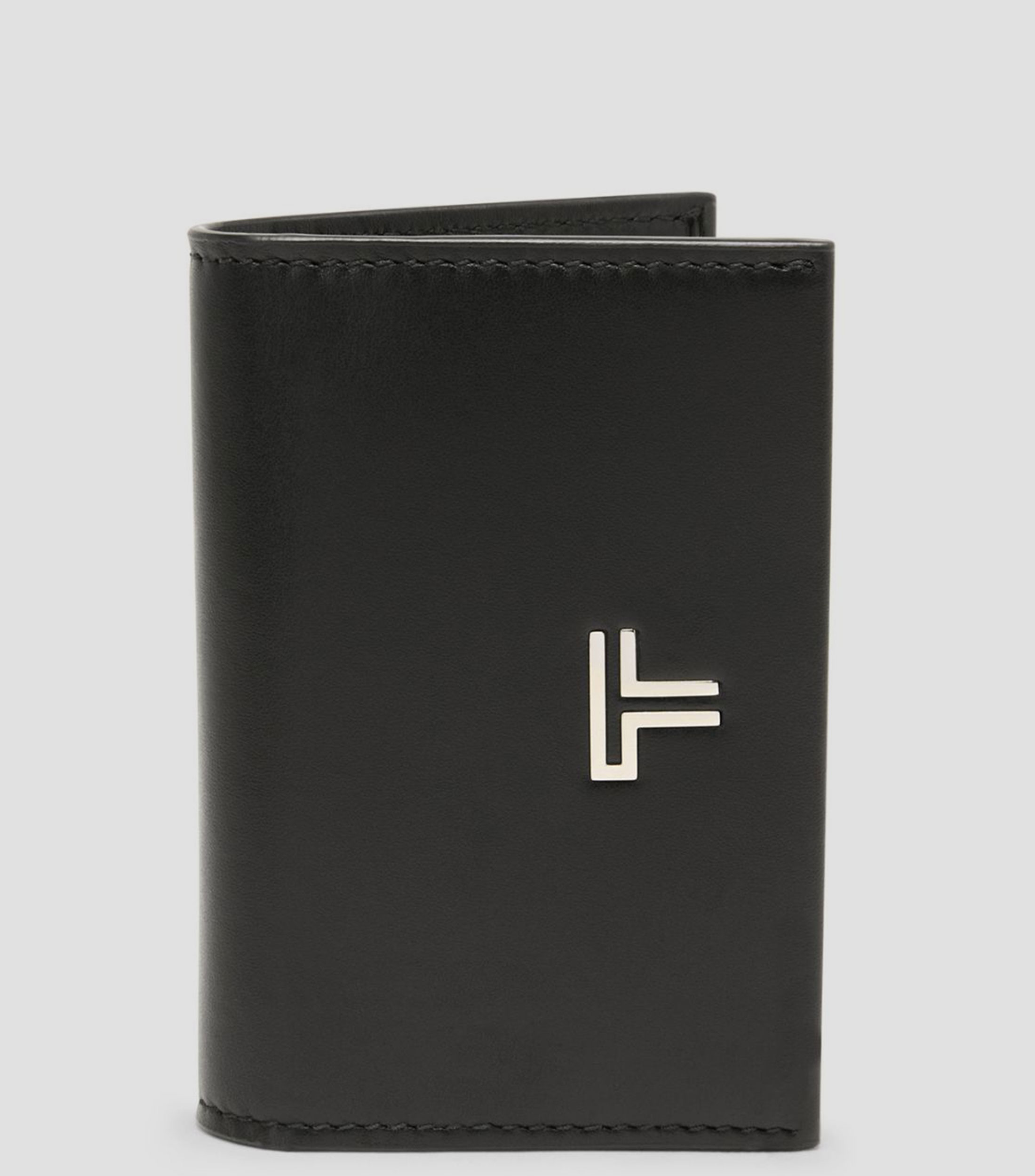 Tarjetero en Piel con logo Hombre