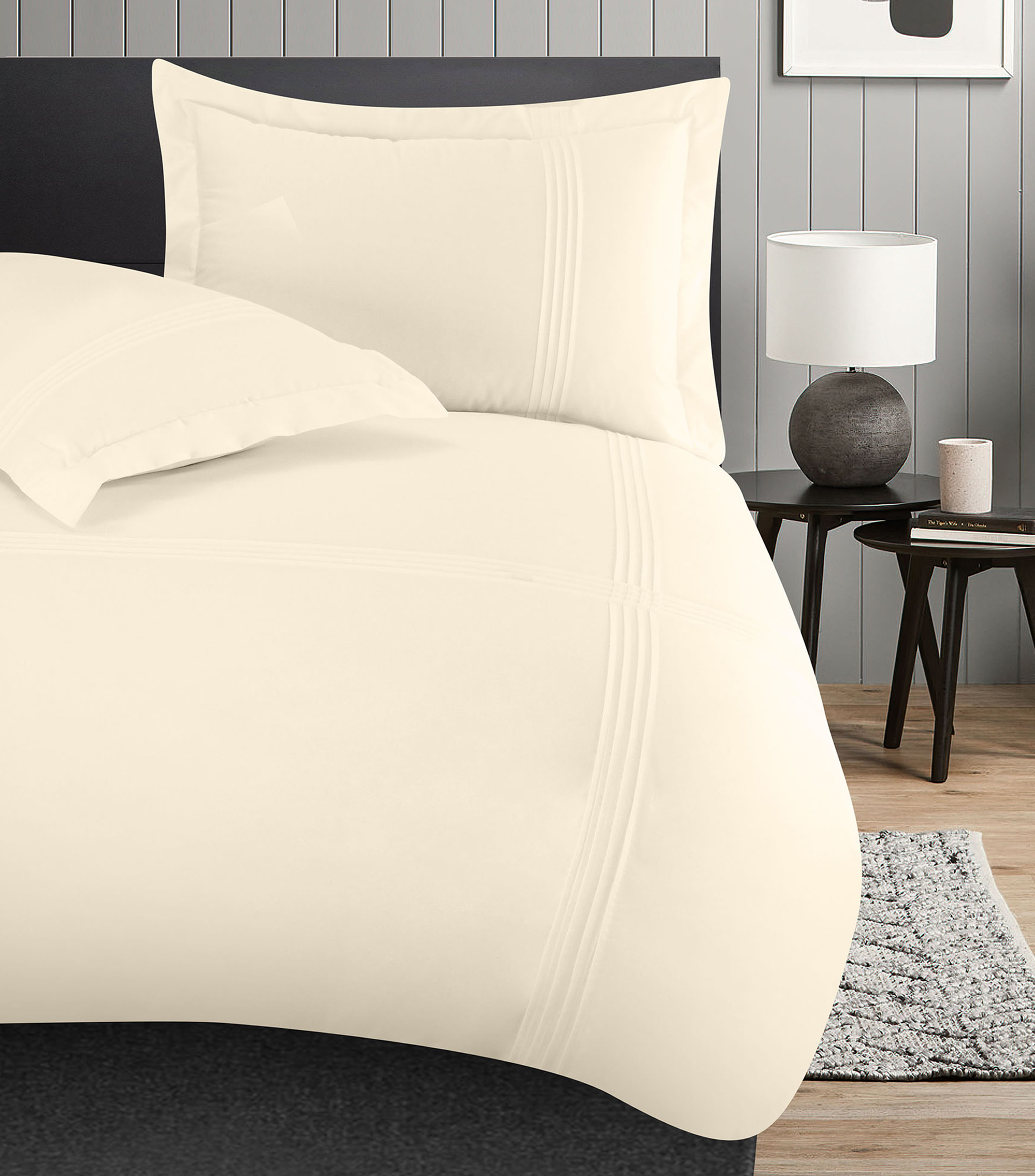 Set de Funda para Duvet Matrimonial Tarento Perla