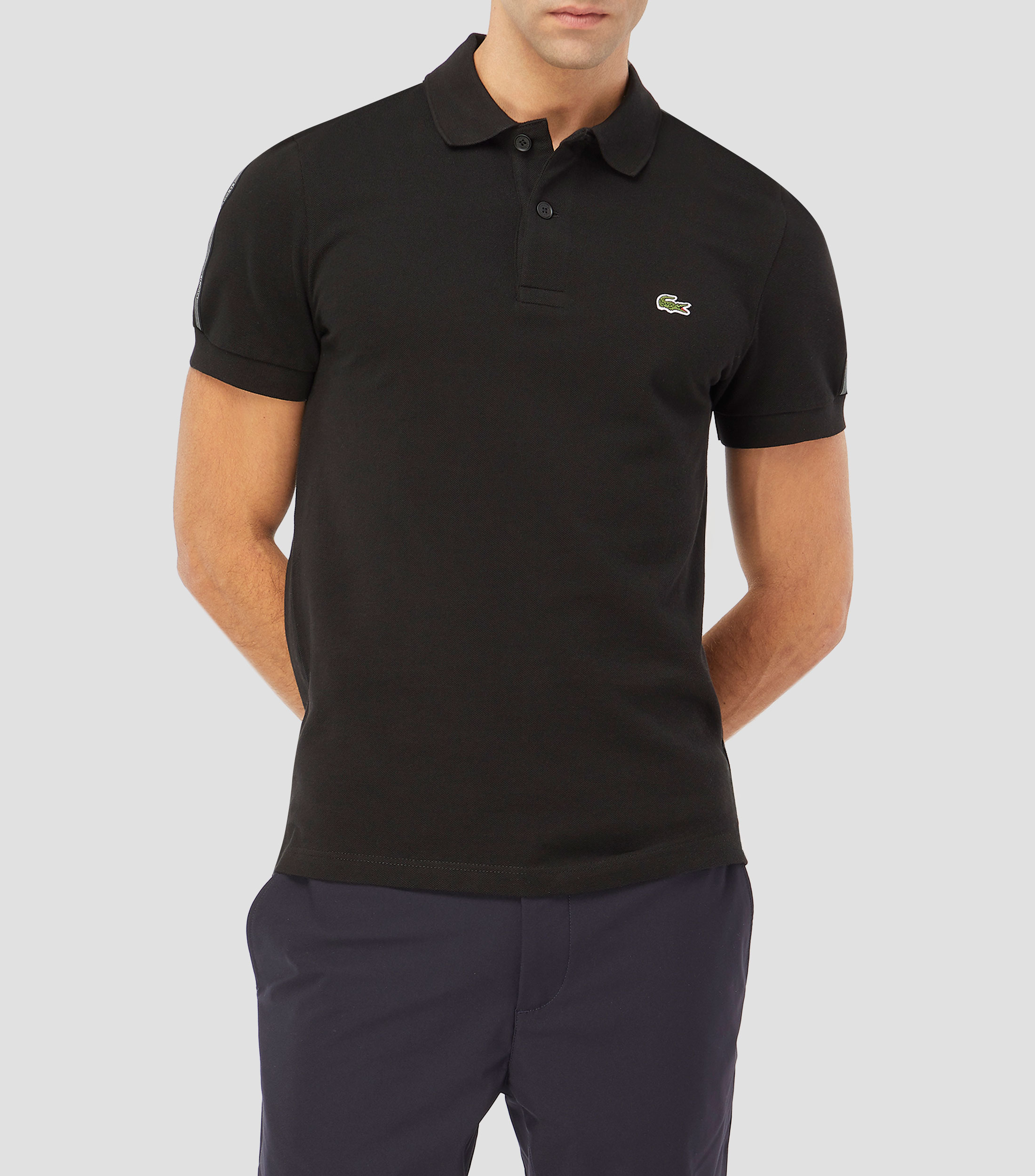 Playera tipo polo manga corta lisa Hombre