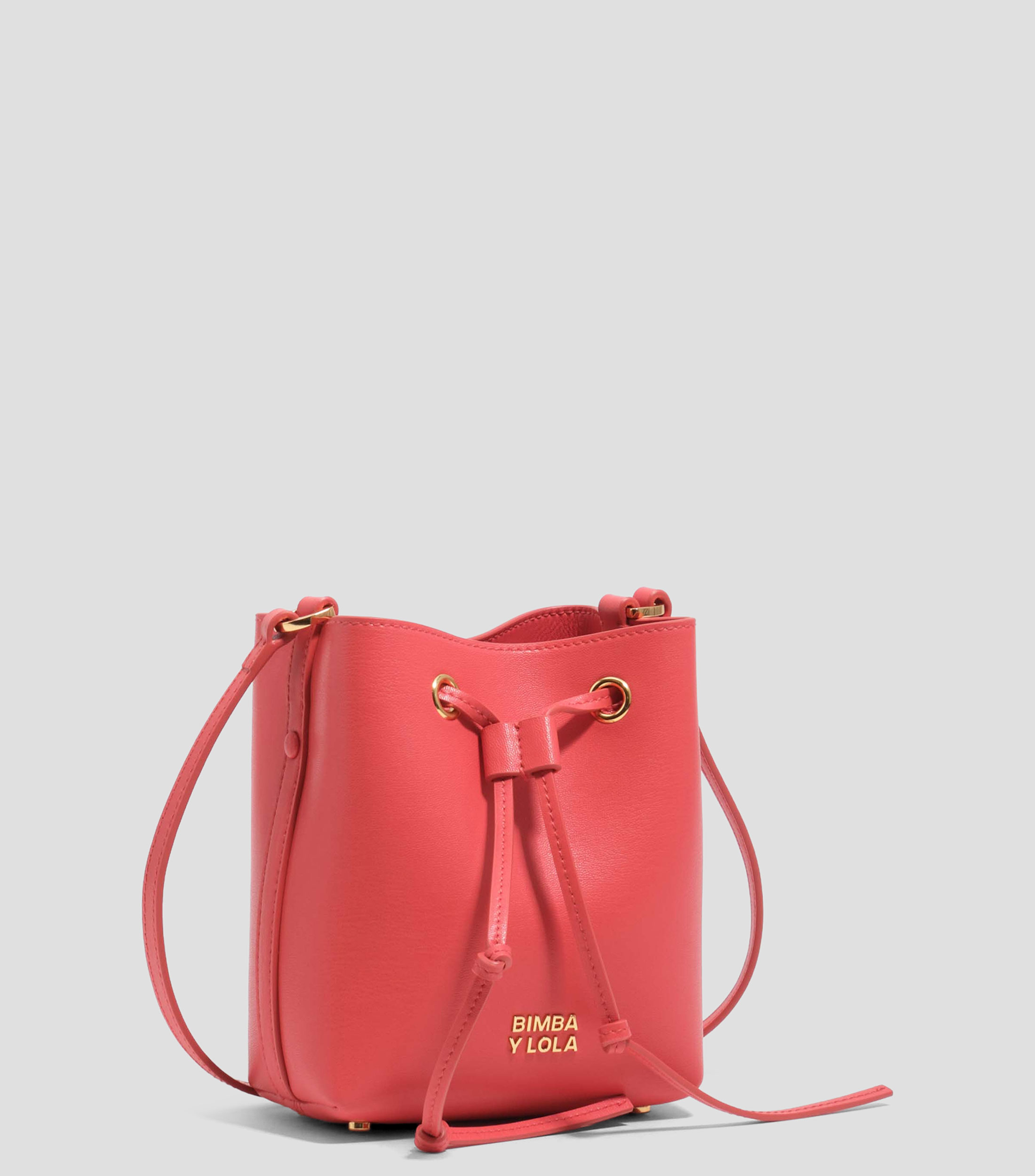 Bolsa tote en piel lisa Mujer