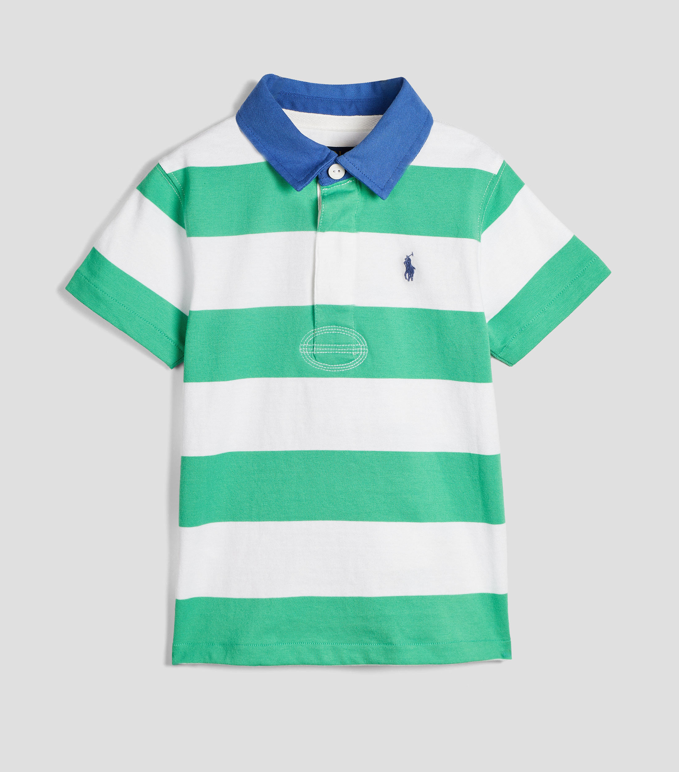 Playera polo manga corta rayas Bebé