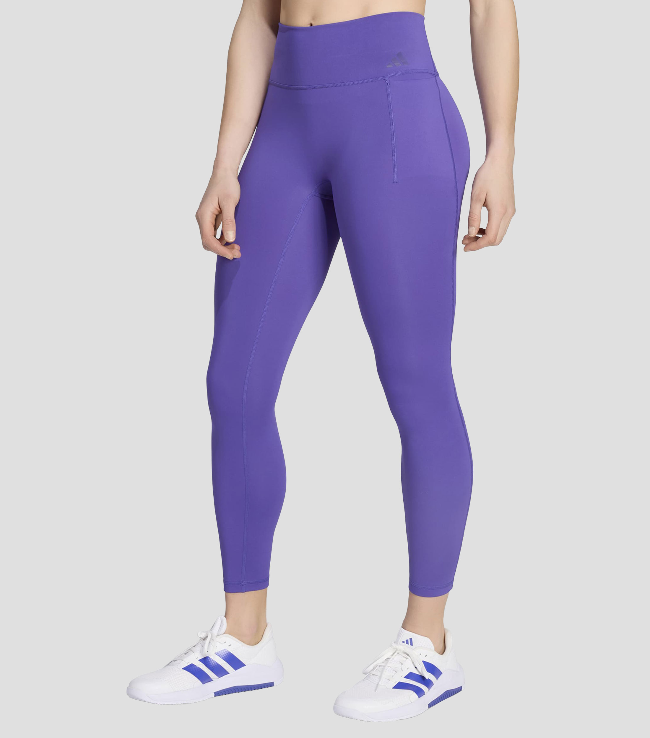 Leggings para entrenamiento Optime 7/8 liso Mujer