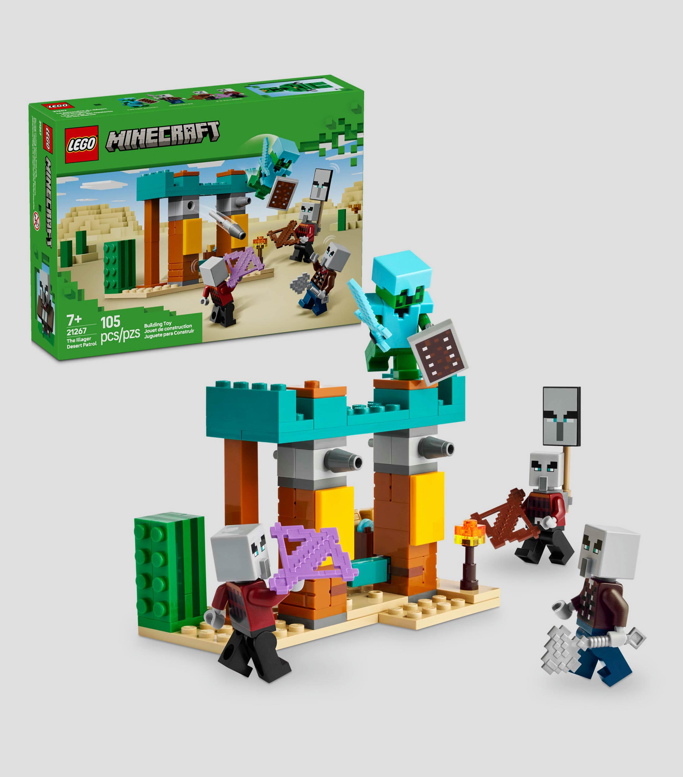 Lego Minecraft La Patrulla del Desierto de los 21267