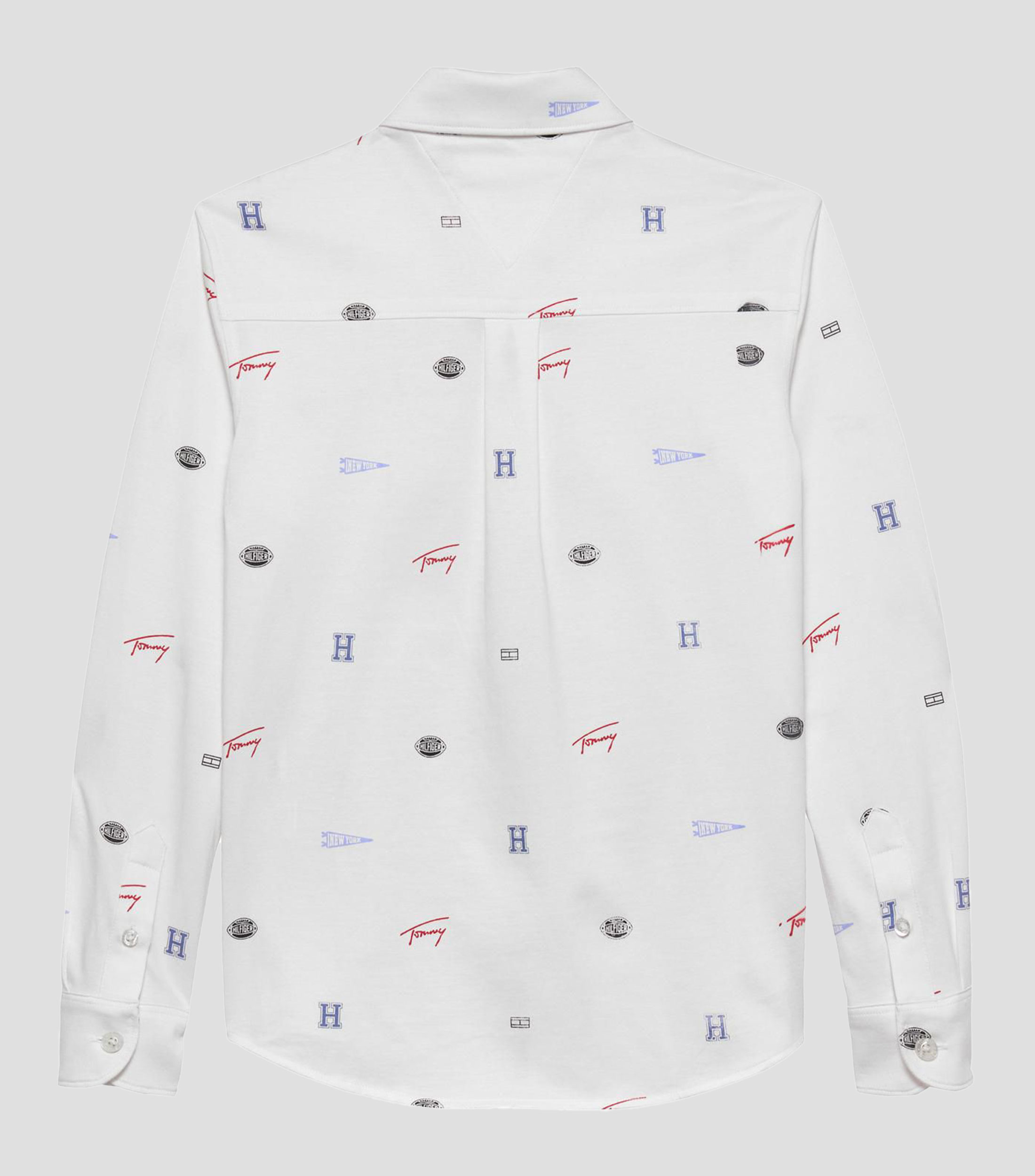 Camisa estampada manga larga Nino