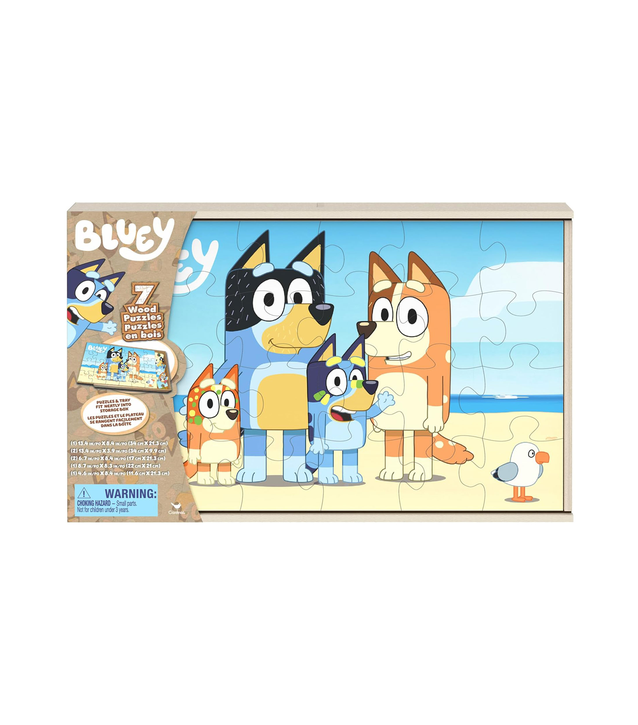 Juegos Spin Master Rompecabezas Bluey 7pk wood |El Palacio de Hierro