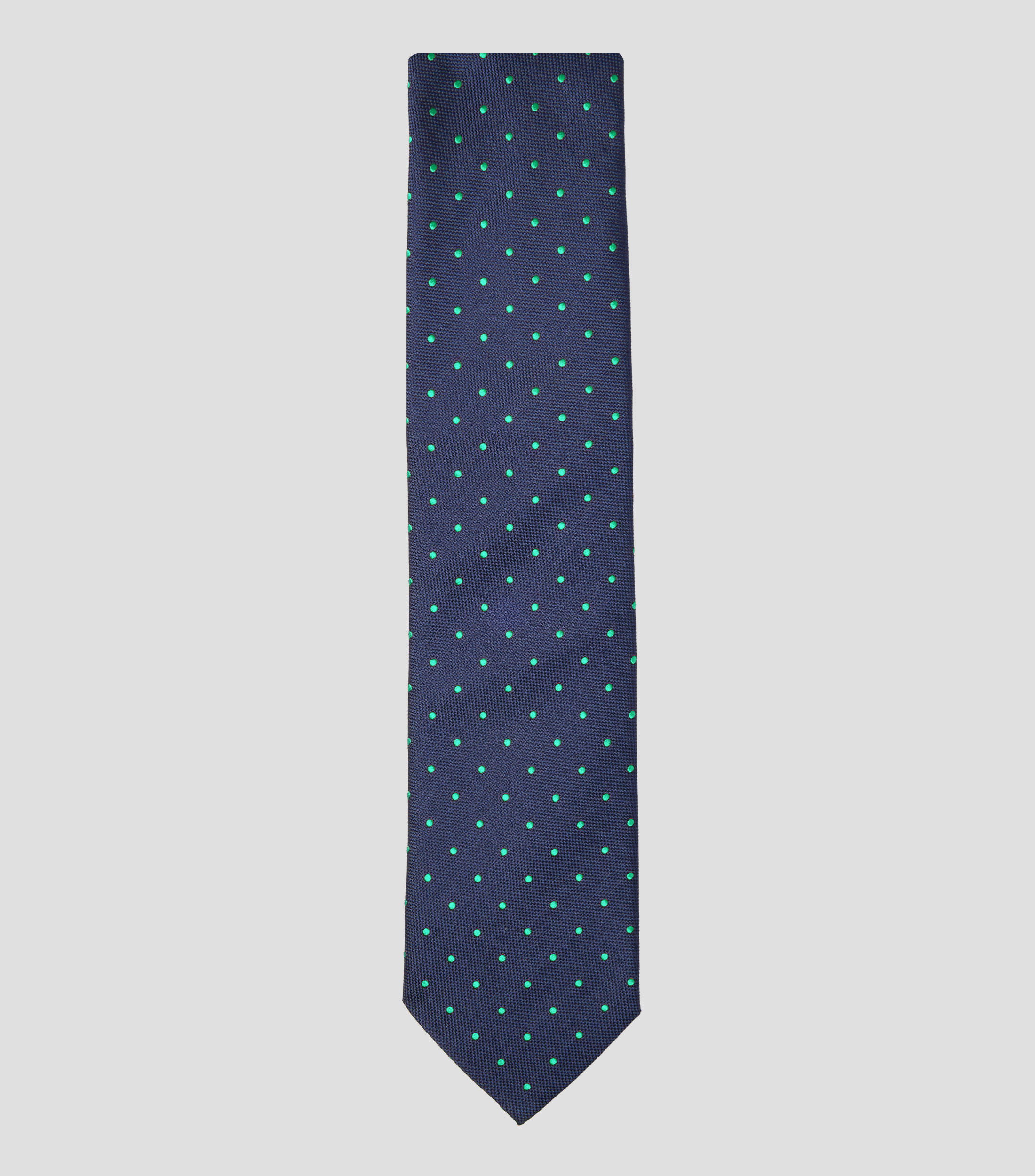 Corbata ancha de seda estampada