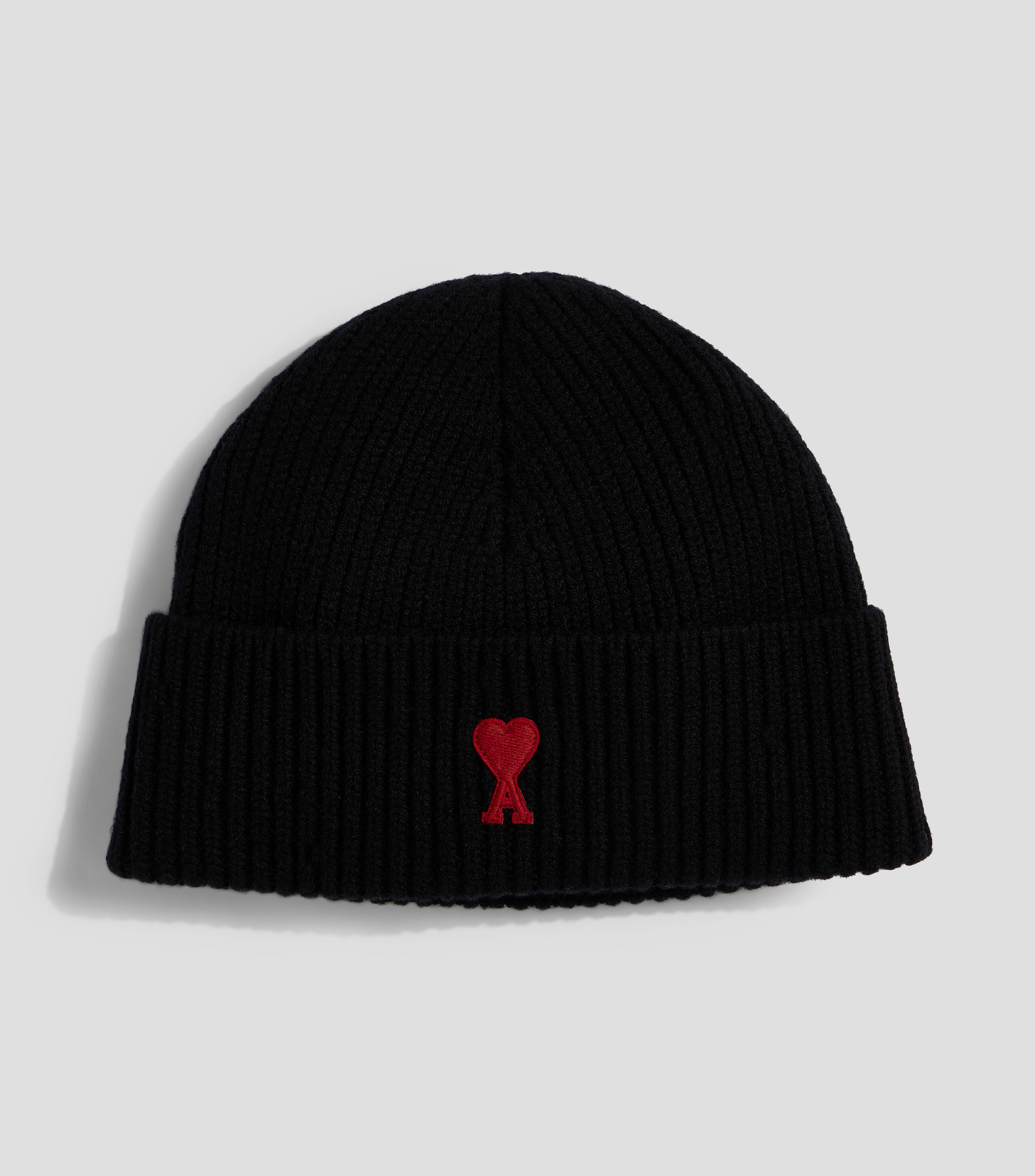 Gorro en tejido de punto con bordado Hombre