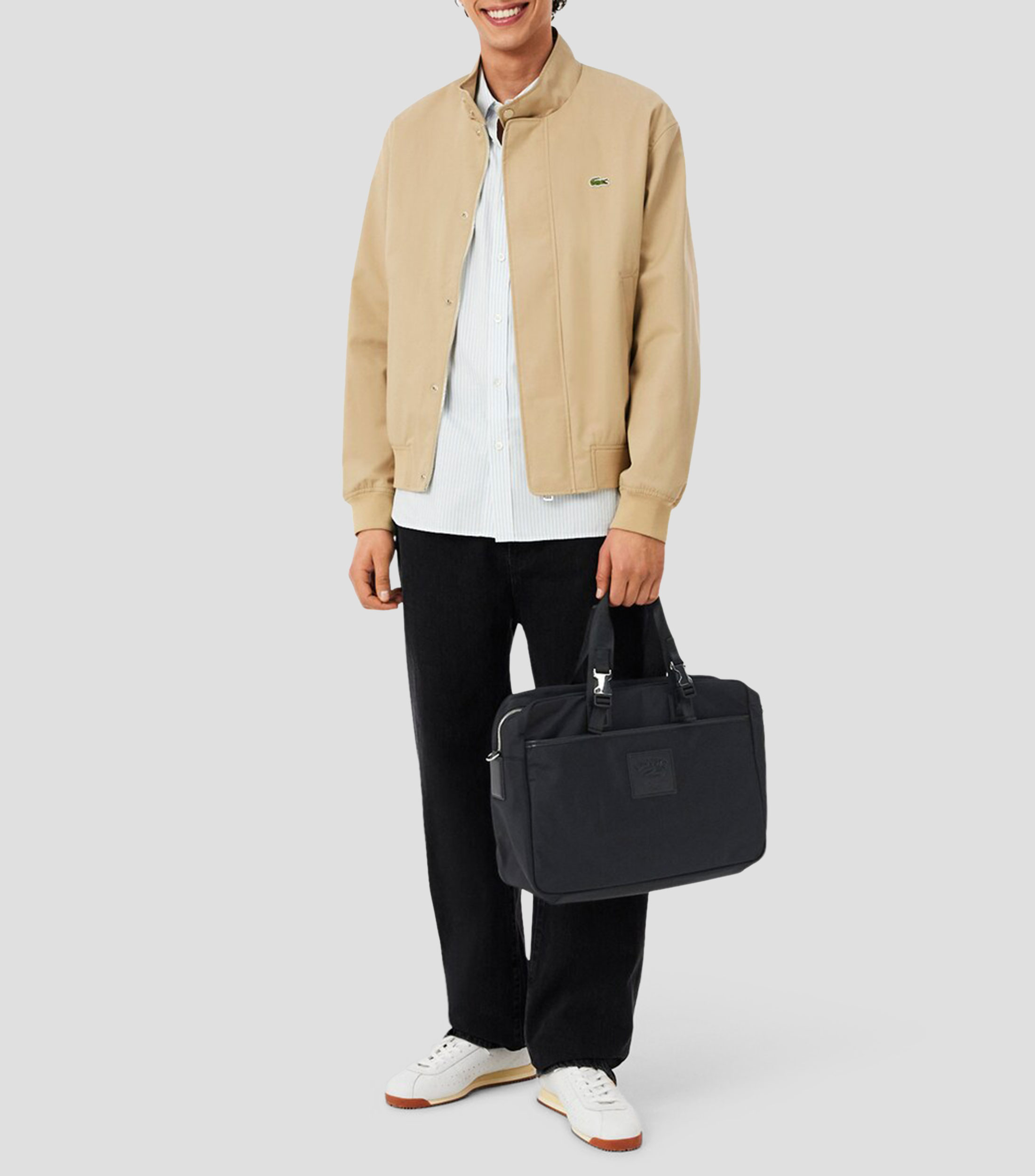 Bolso porta laptop liso Hombre