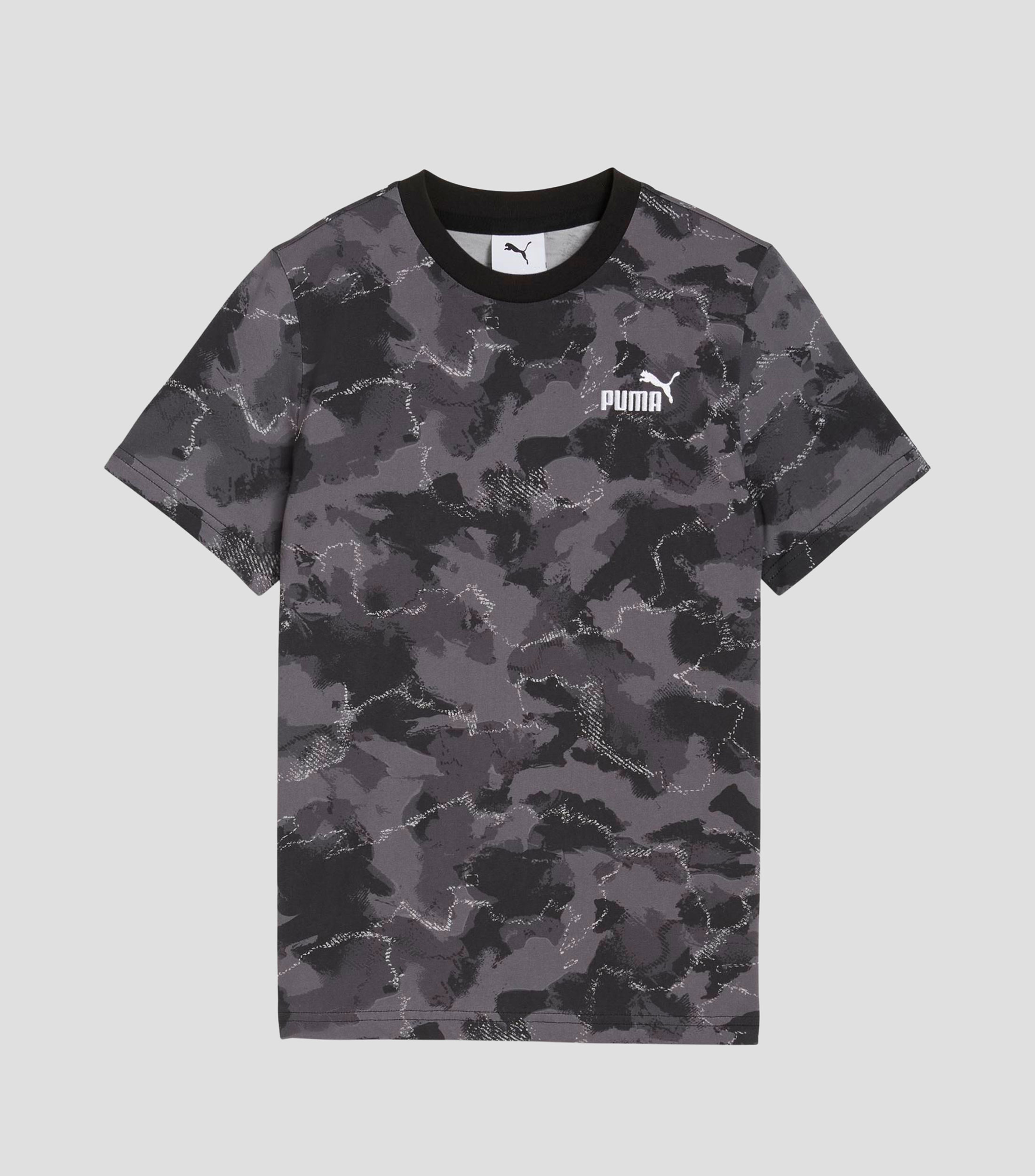 Playera cuello redondo manga corta estampada Niño