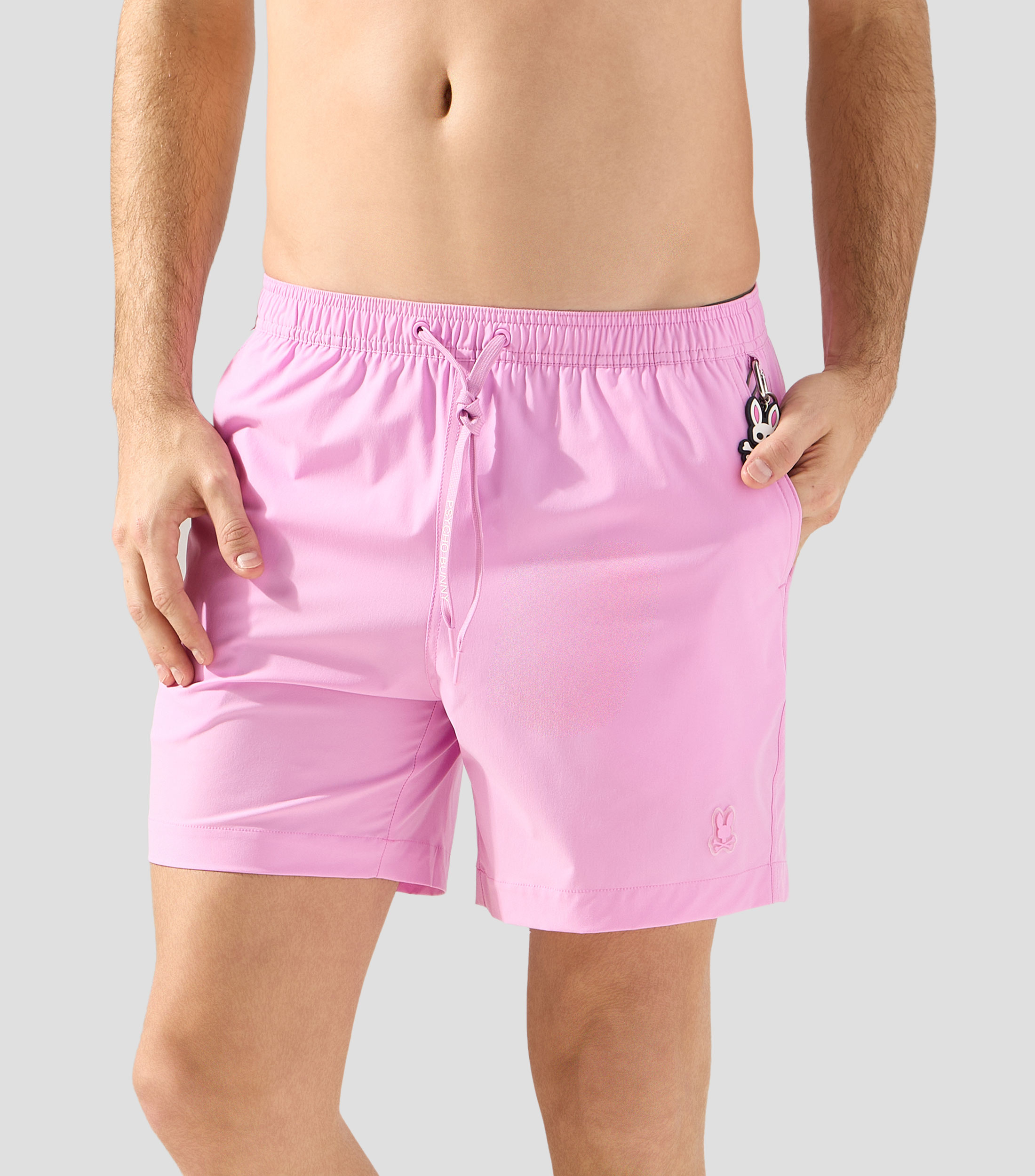 Traje de baño largo liso Hombre