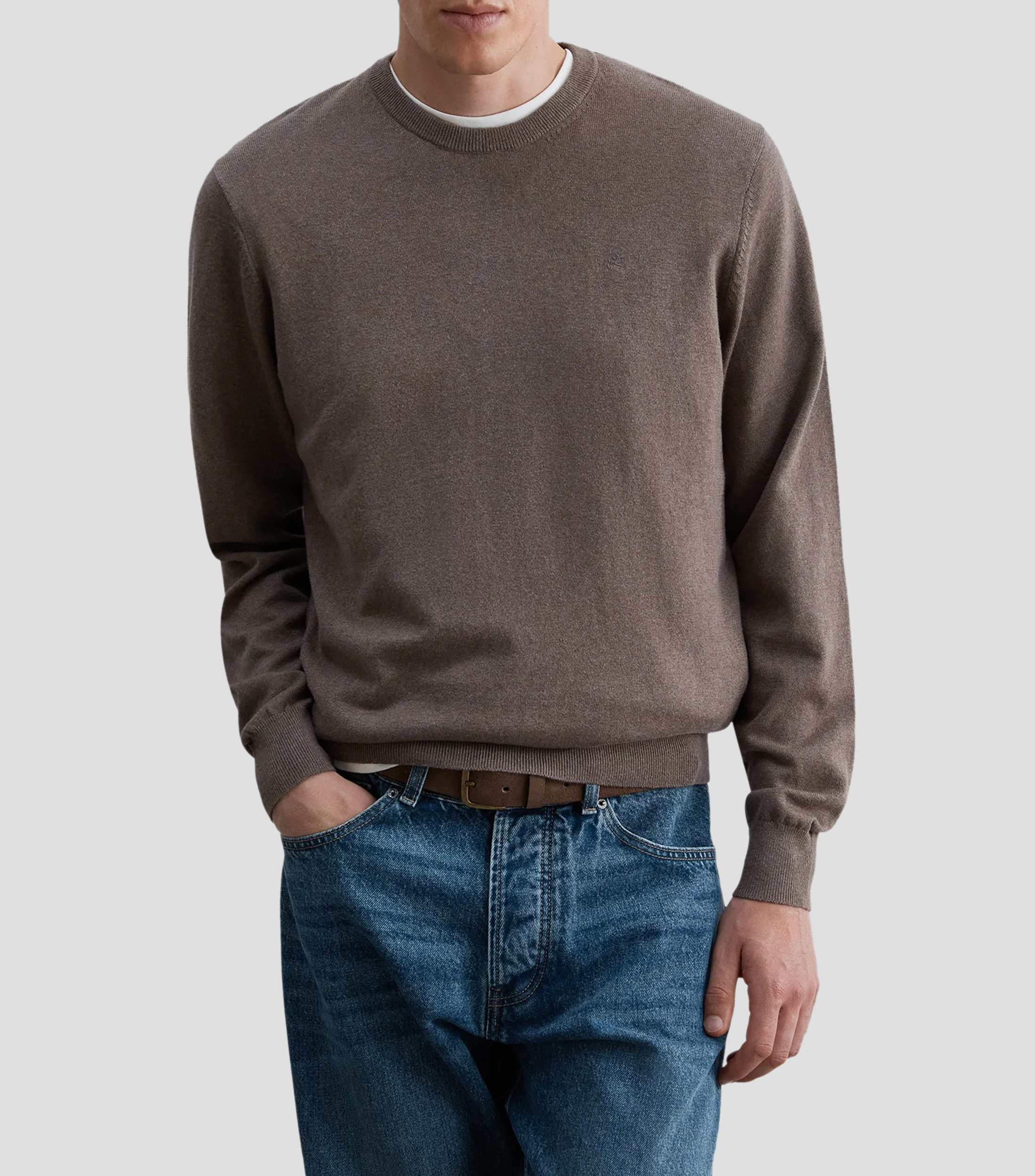Suéter cuello redondo Hombre