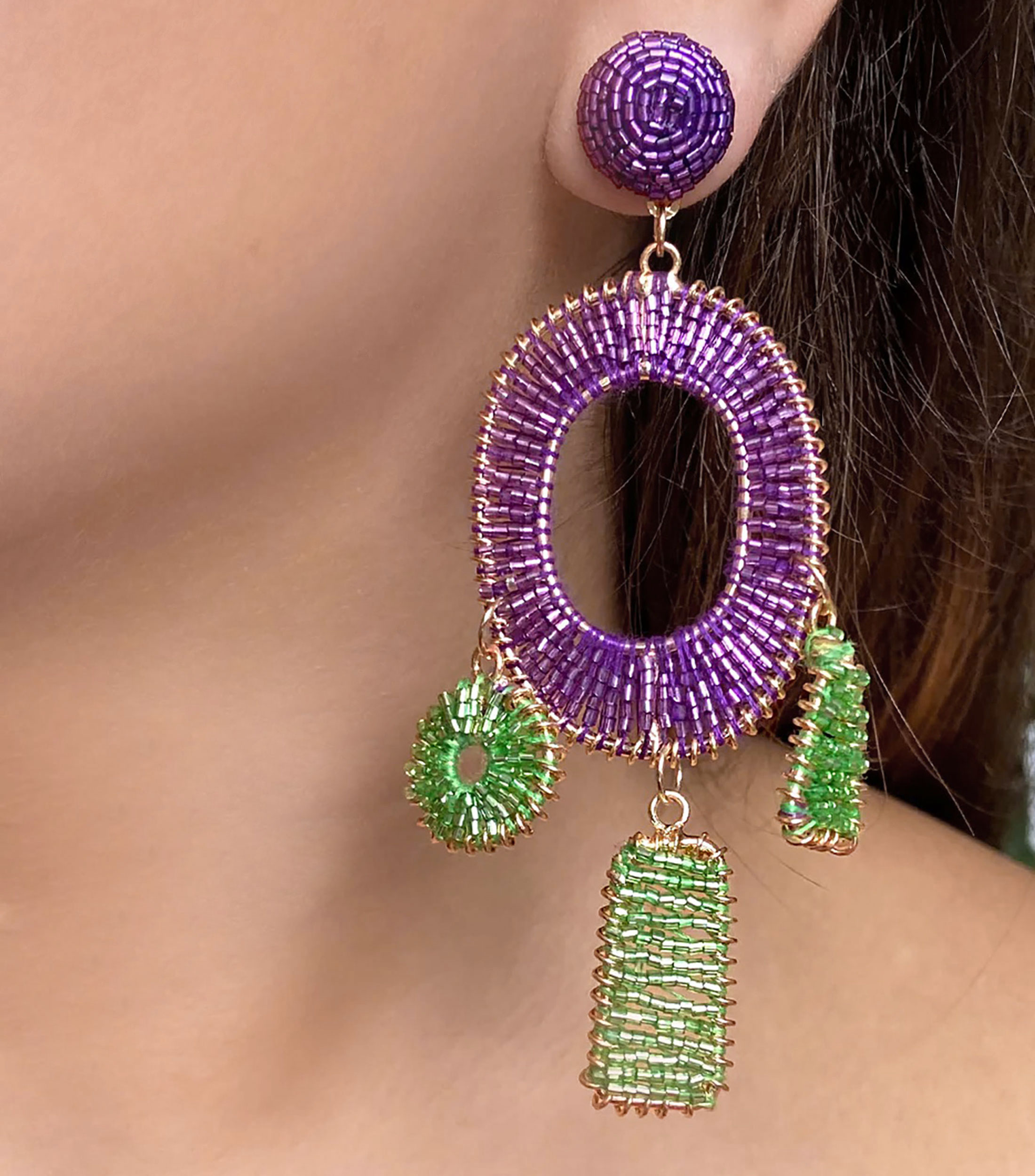 Aretes círculos Mujer