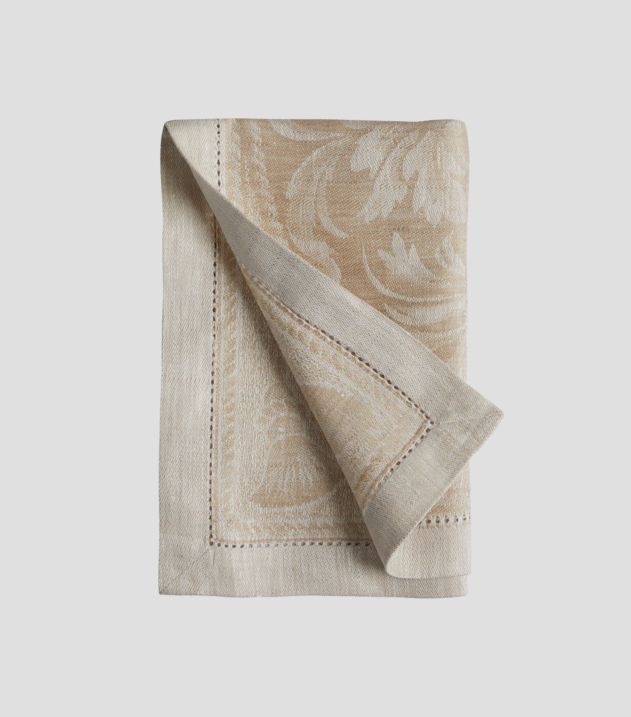 Servilleta beige floral
