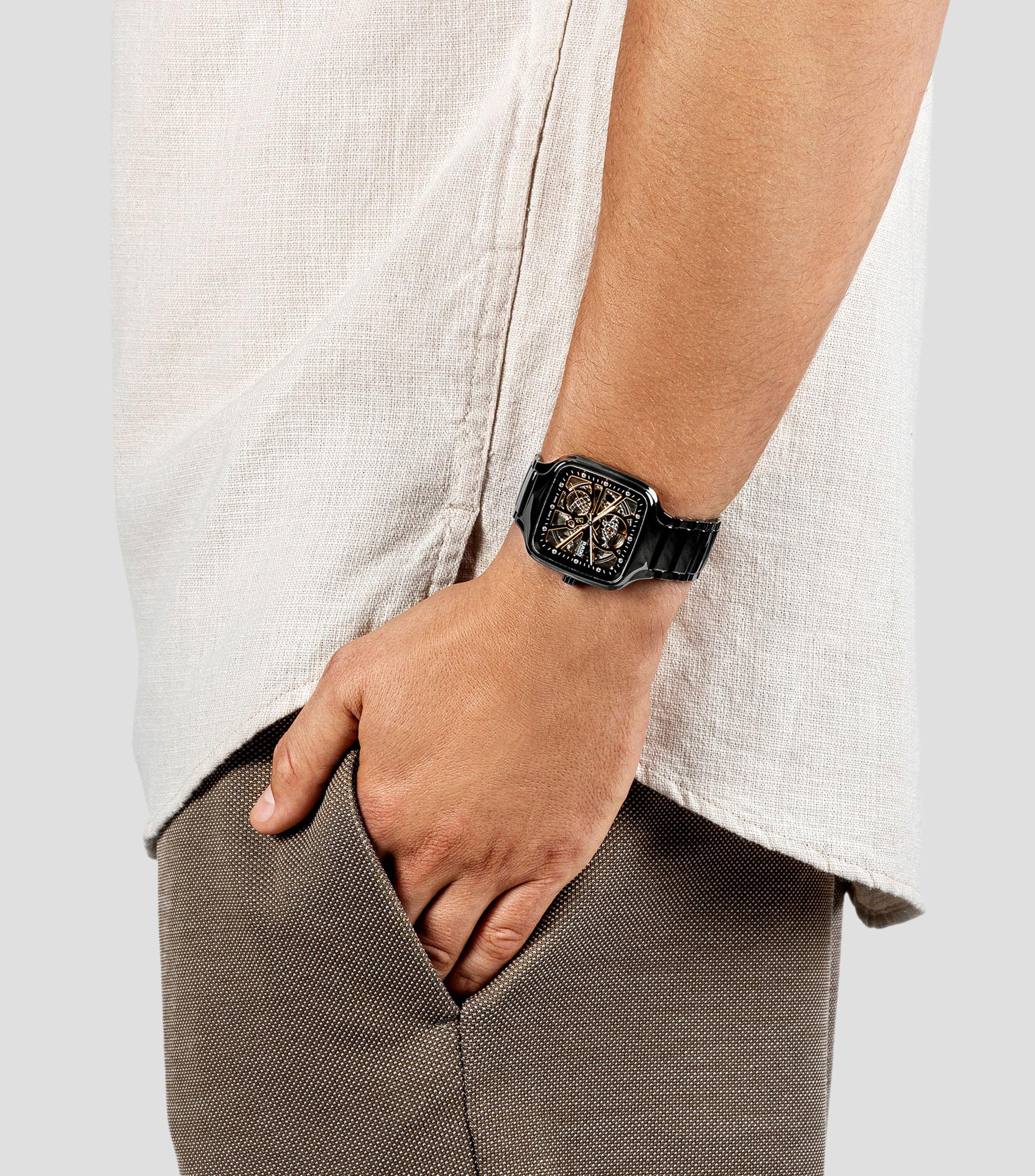 Reloj Unisex True Square Lifestyle Negro