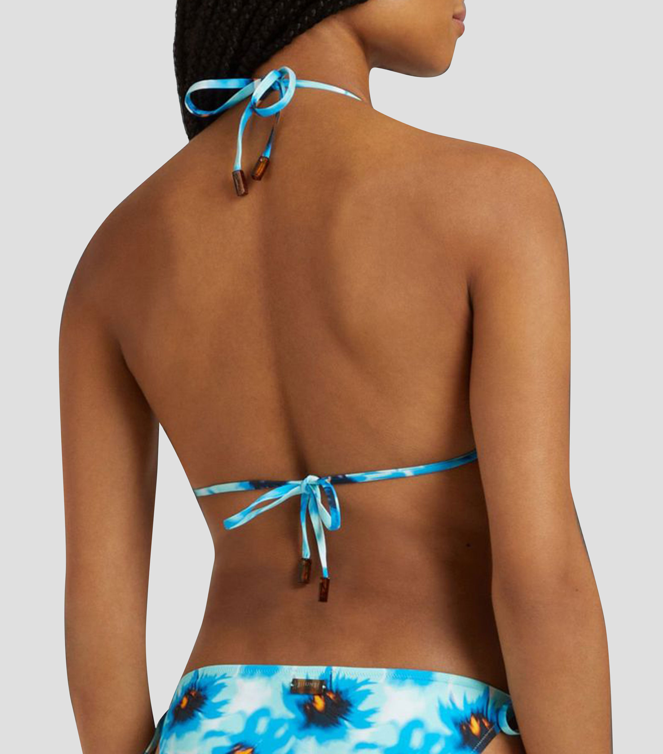 Bikini top estampado Mujer