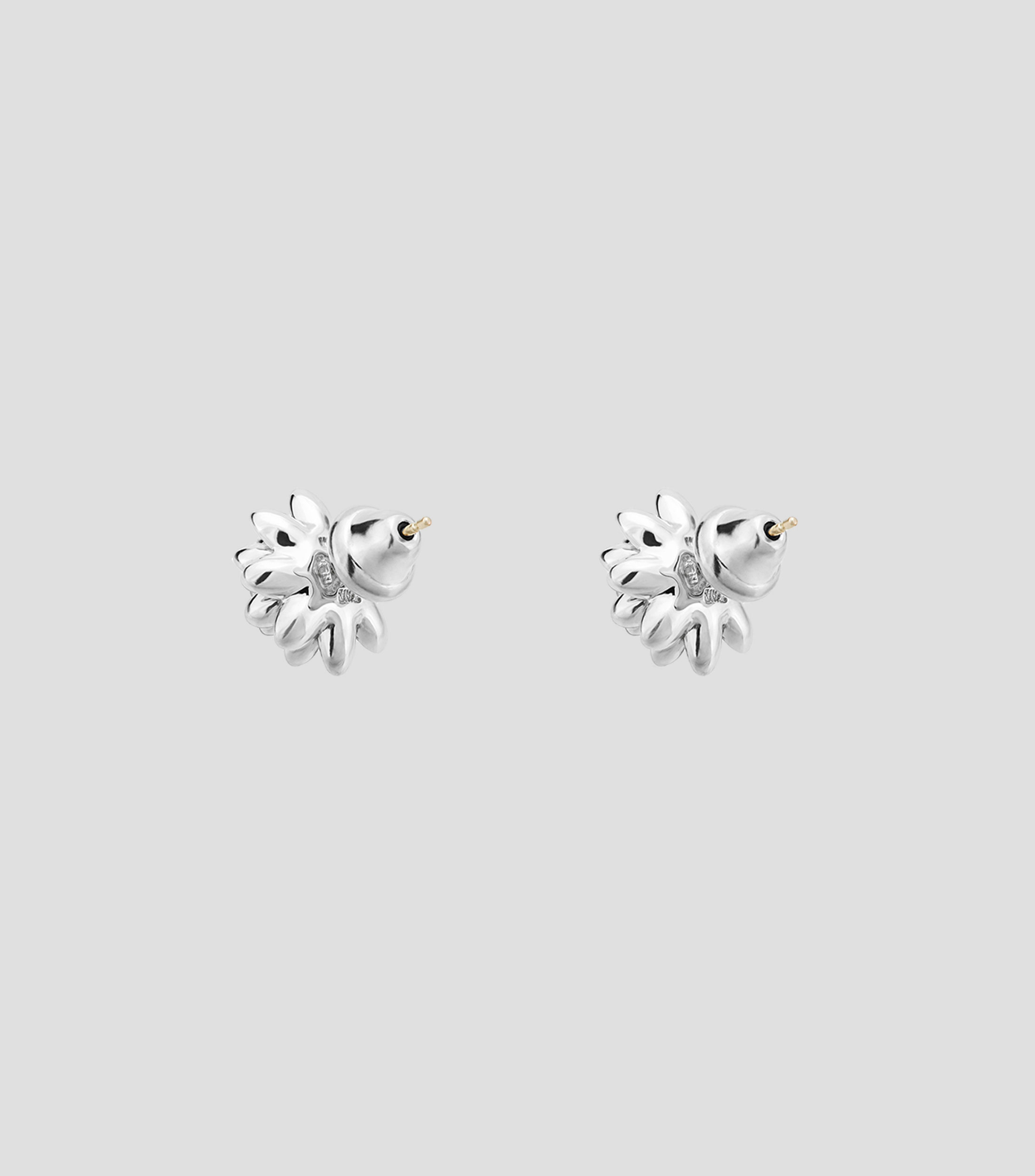Aretes en plata de flor Dalia Mujer