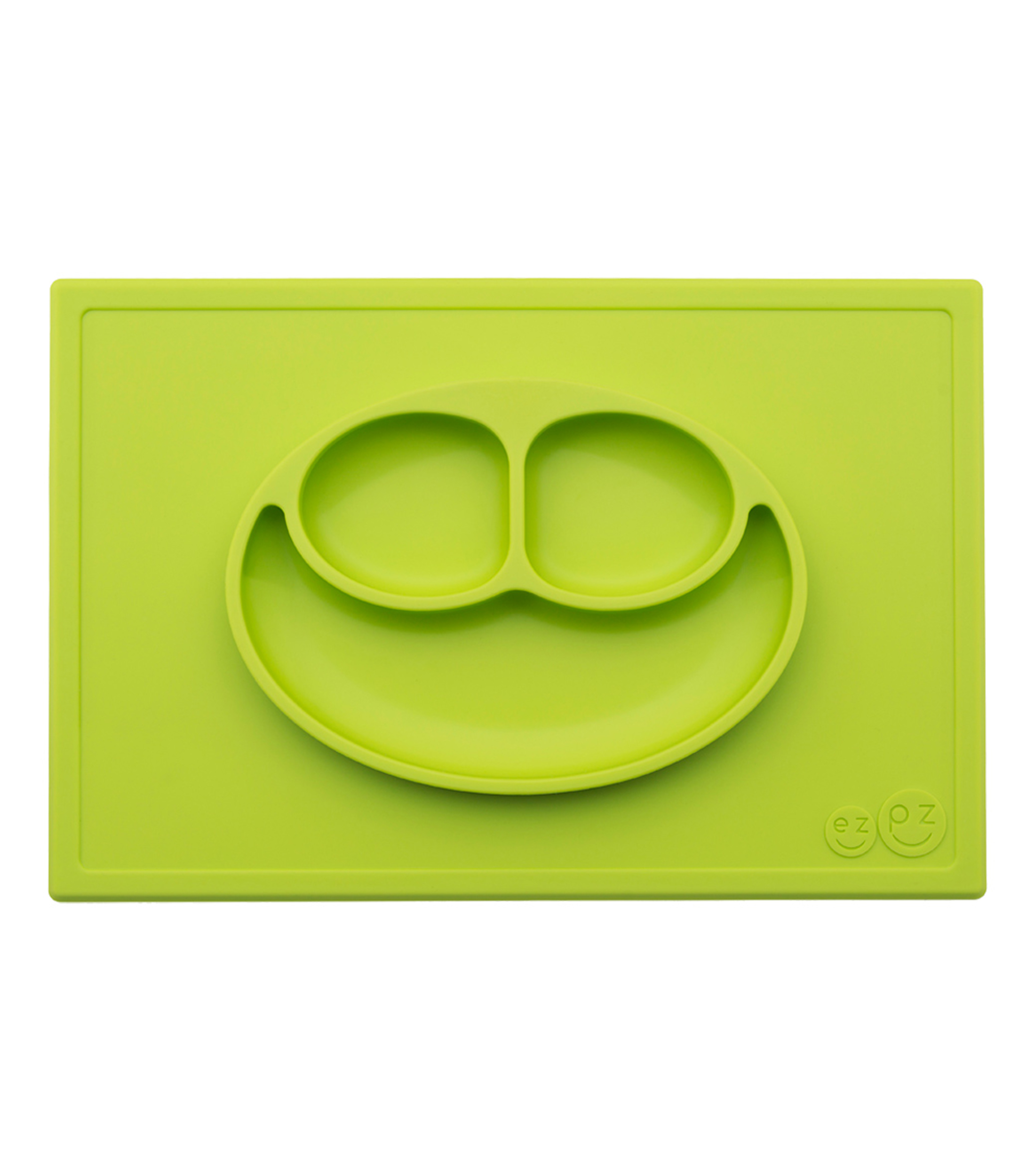 Mantel y Plato en Uno Happy Mat verde