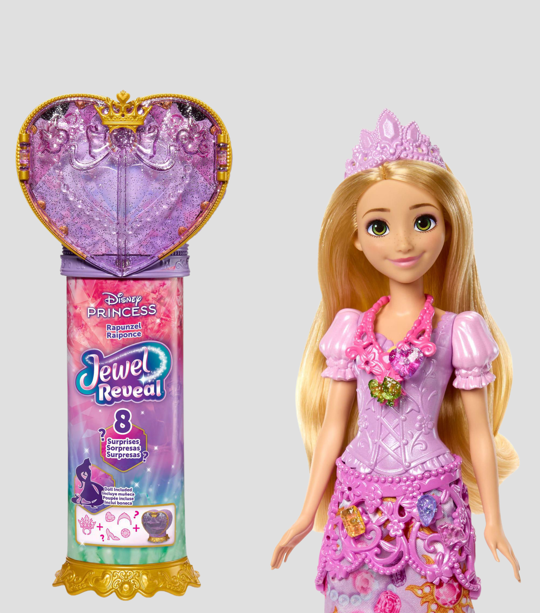 Muñeca Jewel Reveal Rapunzel