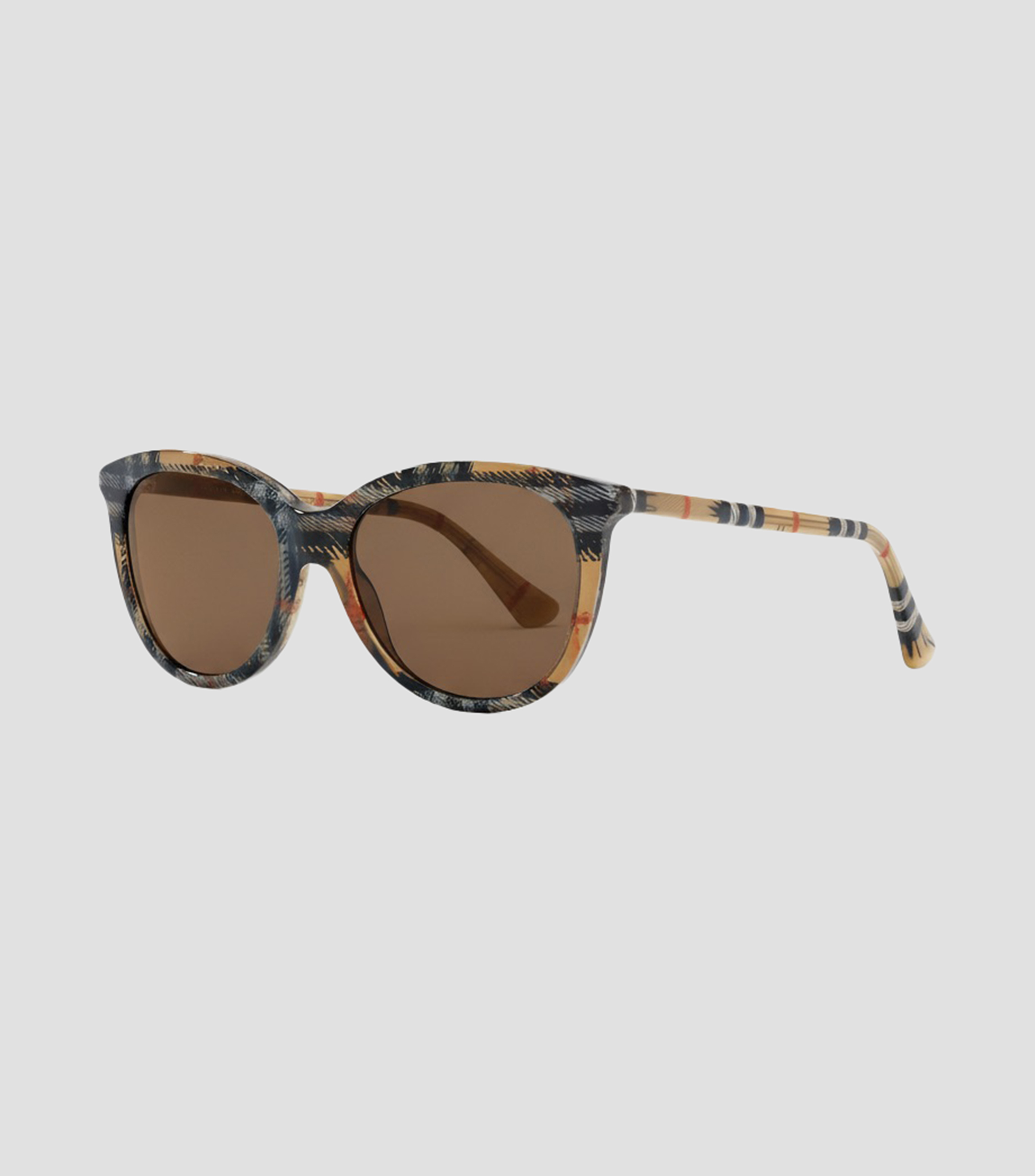 Lentes de sol redondos Tubular Check Mujer