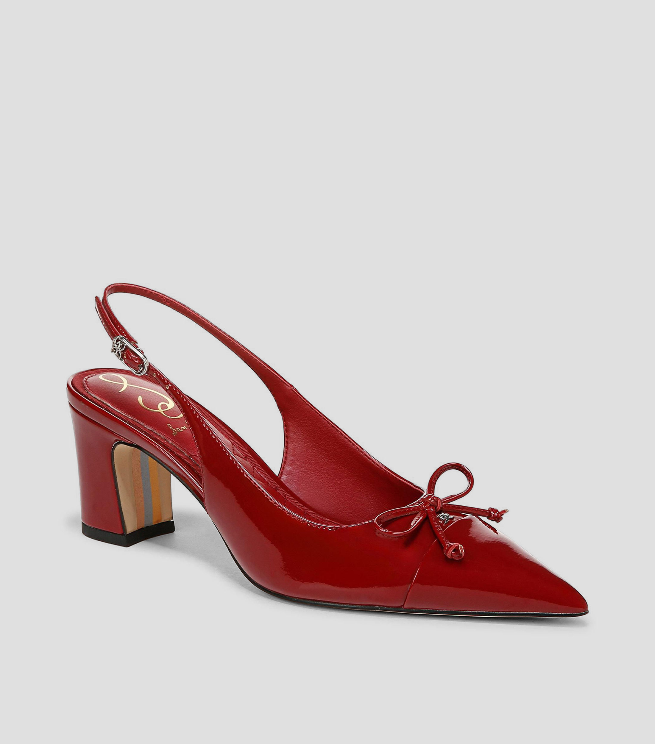 Zapatillas con tacón medio cuadrado Mujer
