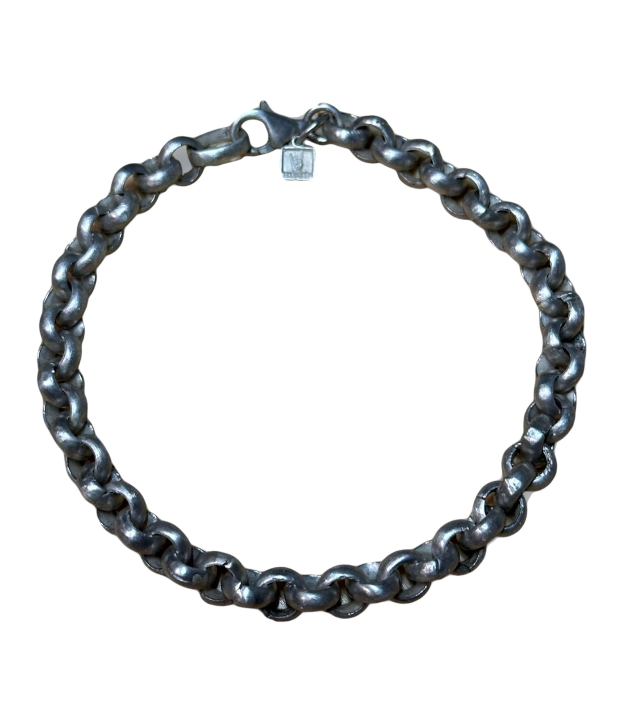 Pulsera de eslabones en plata .925 Hombre