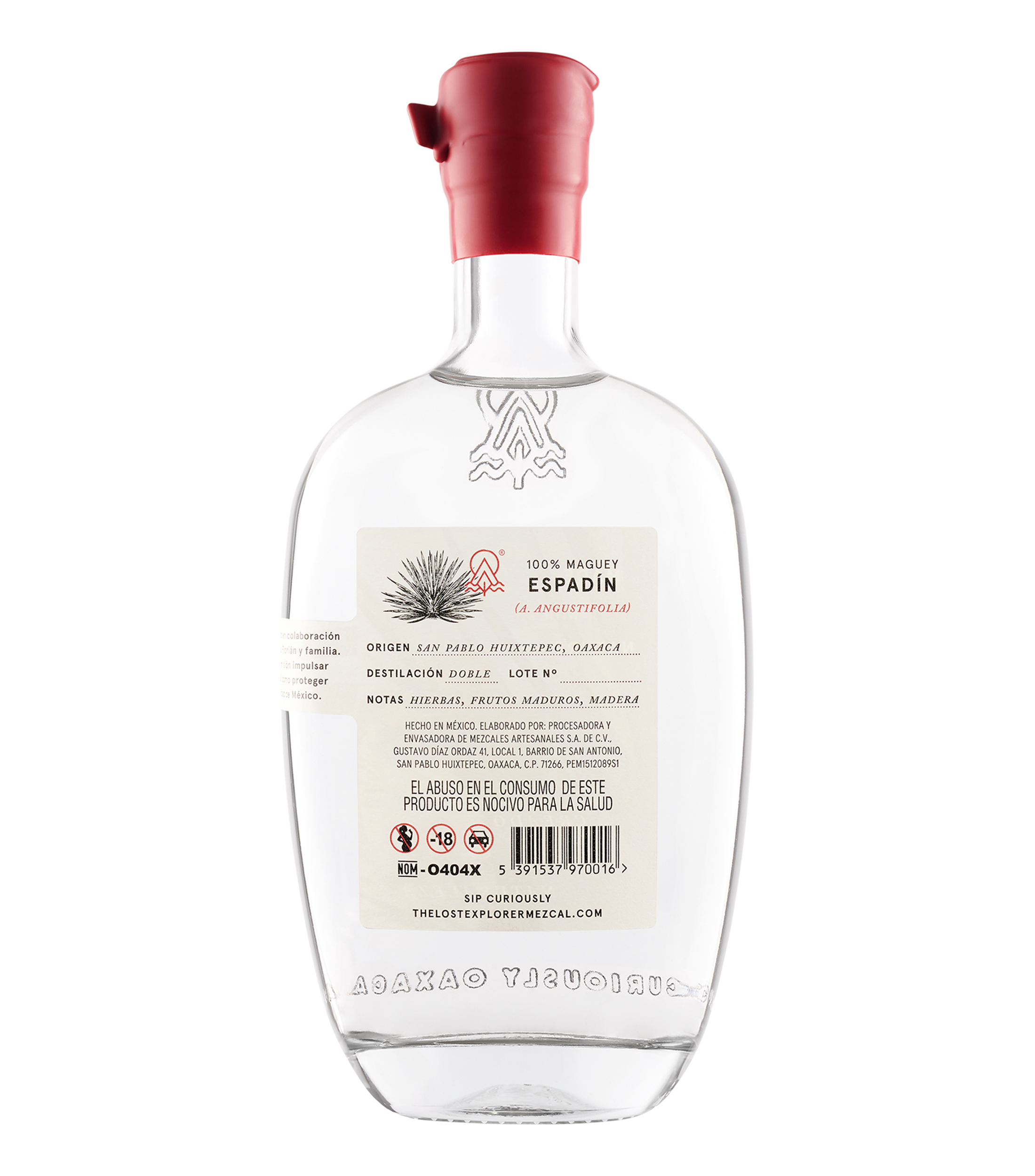 Mezcal Artesanal Espadín, 750 ml