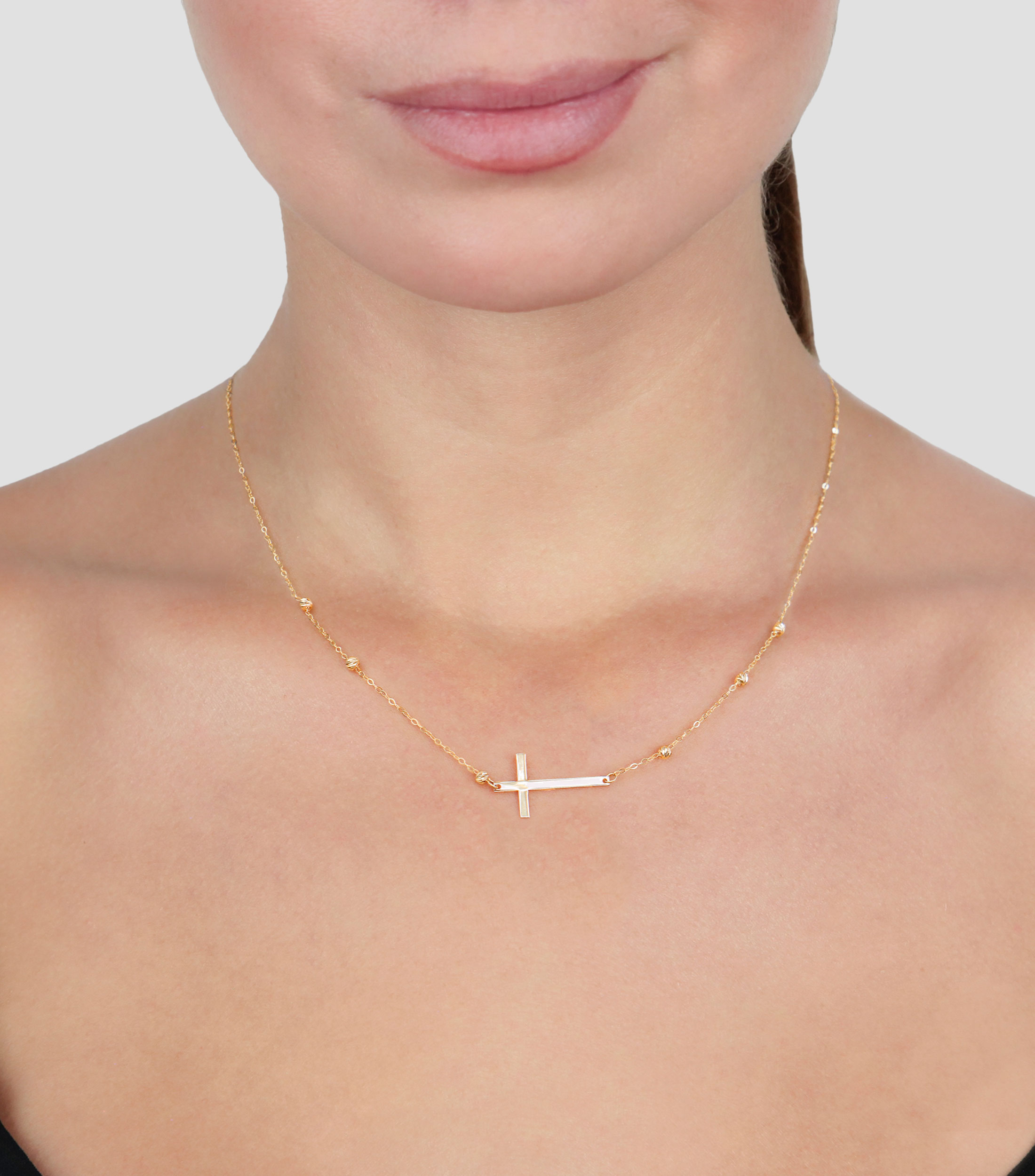 Gargantilla en Oro amarillo de 14 Kilates Mujer
