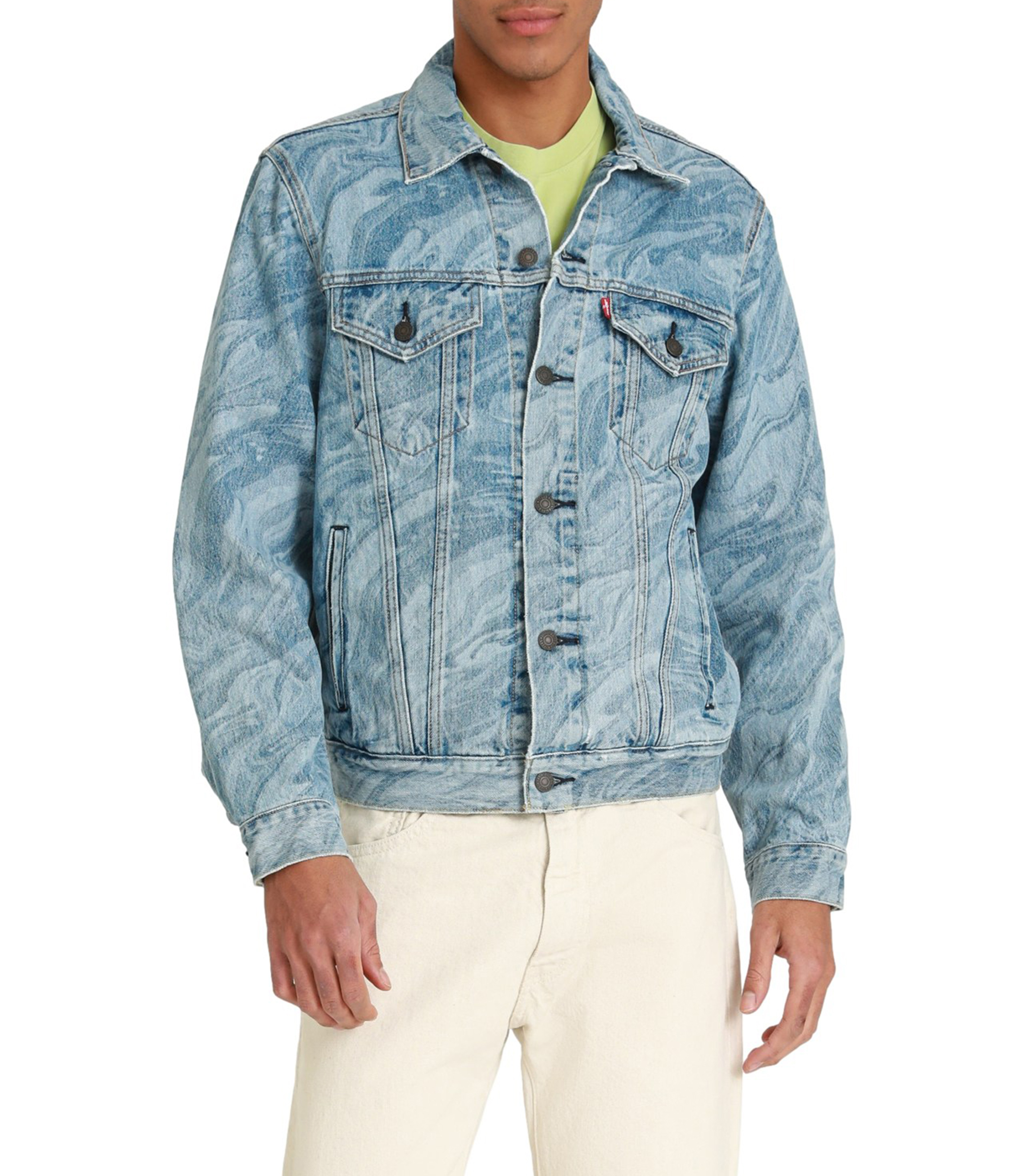 Chamarra mezclilla store levis hombre