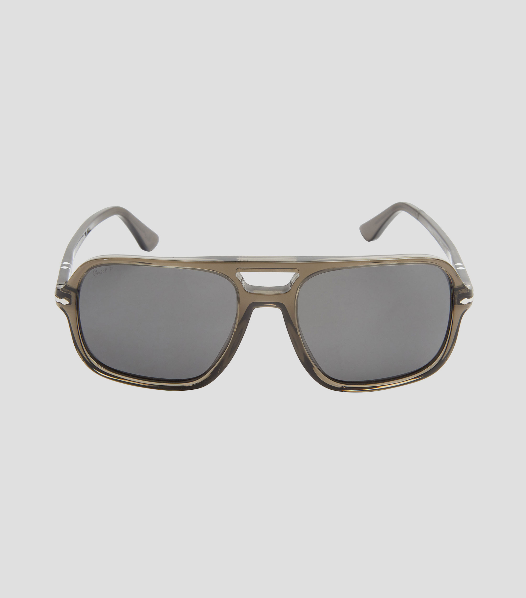 Lentes de sol aviador grises Hombre